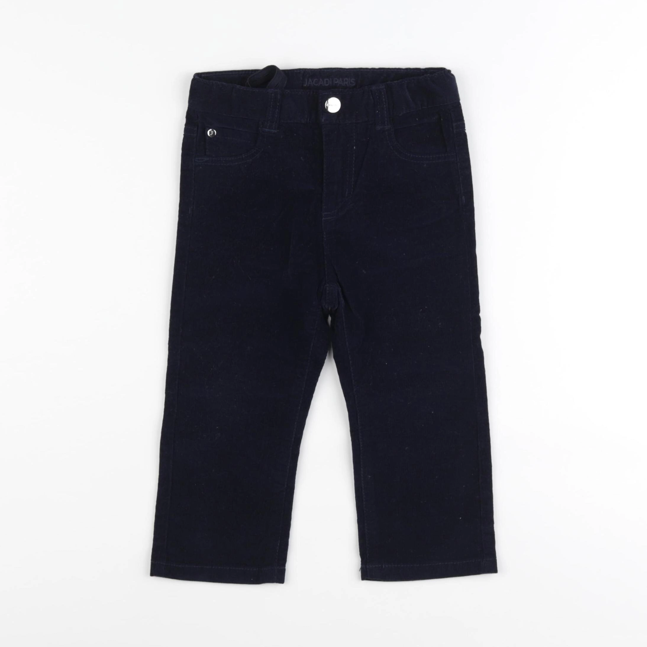 Jacadi - pantalon gris, bleu - 24 mois