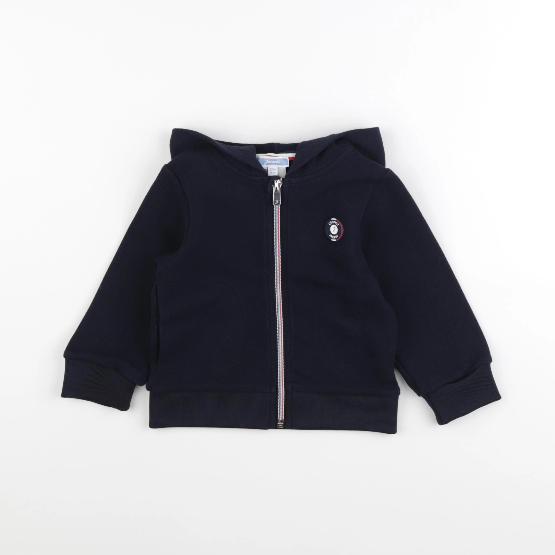 Jacadi - sweat bleu - 24 mois
