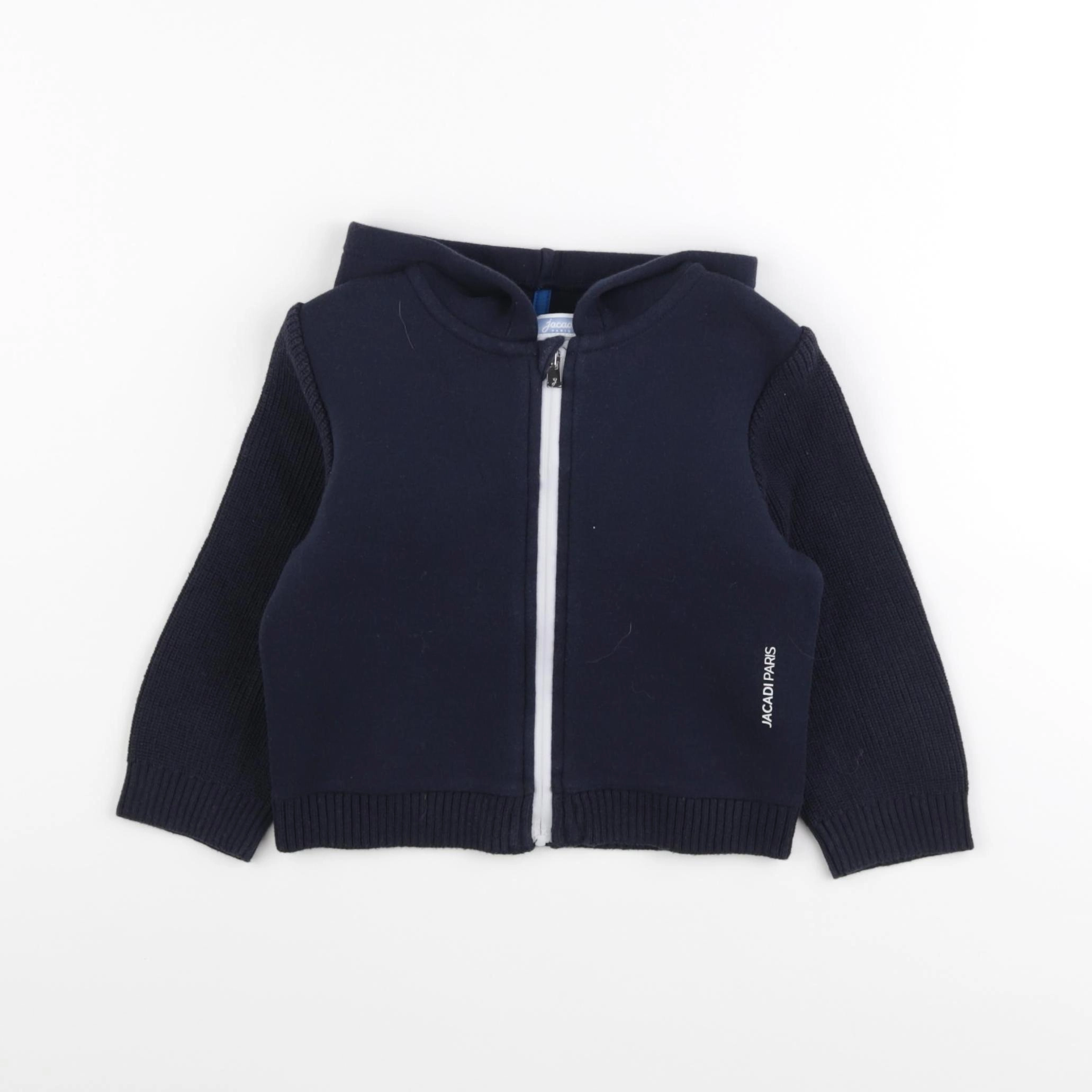 Jacadi - sweat bleu - 18 mois