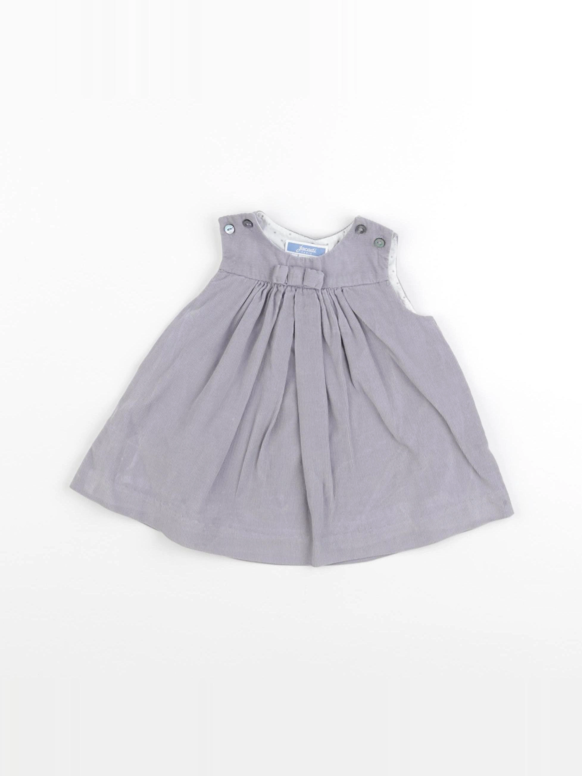 Jacadi - robe gris - 3 mois