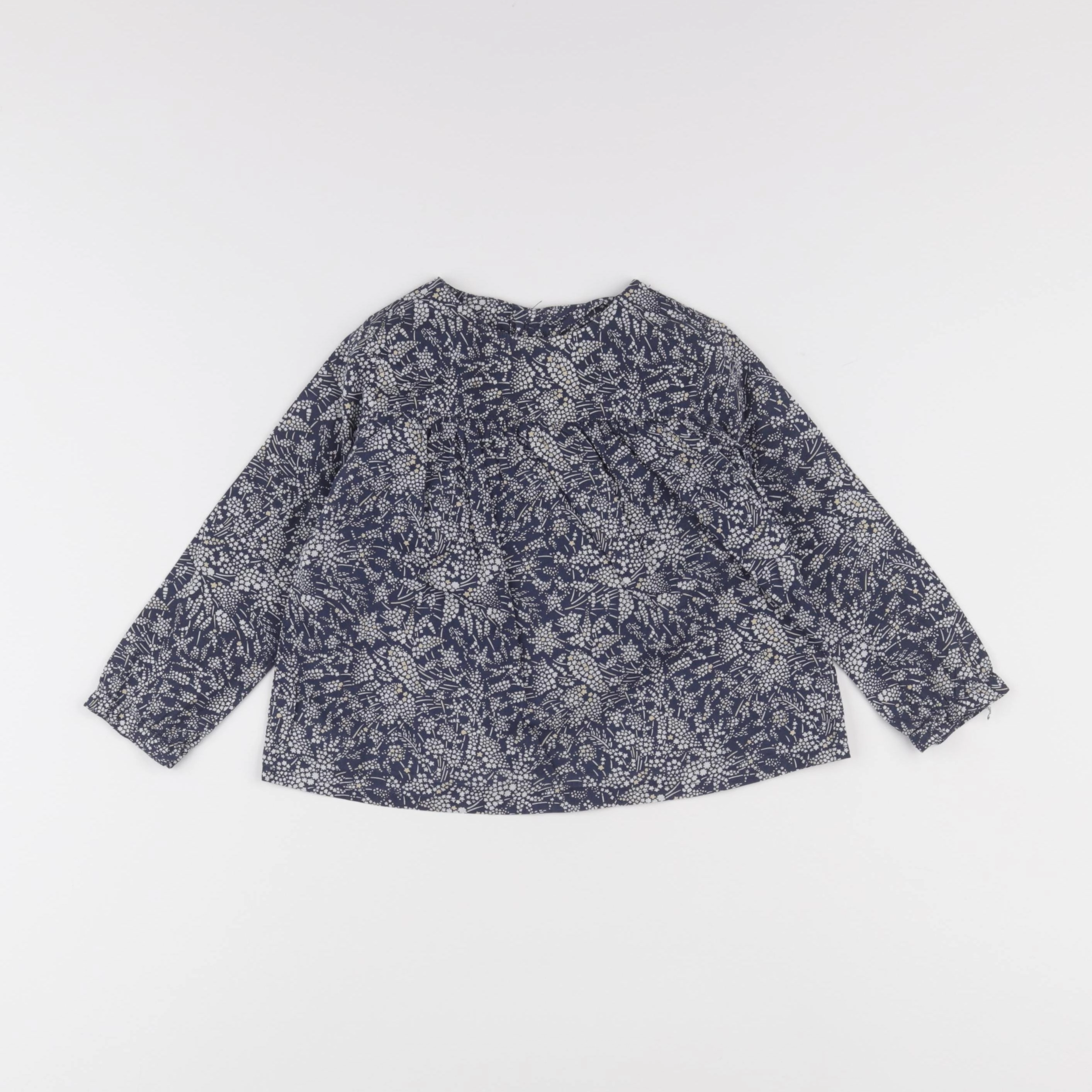 Jacadi - blouse liberty bleu - 3 ans