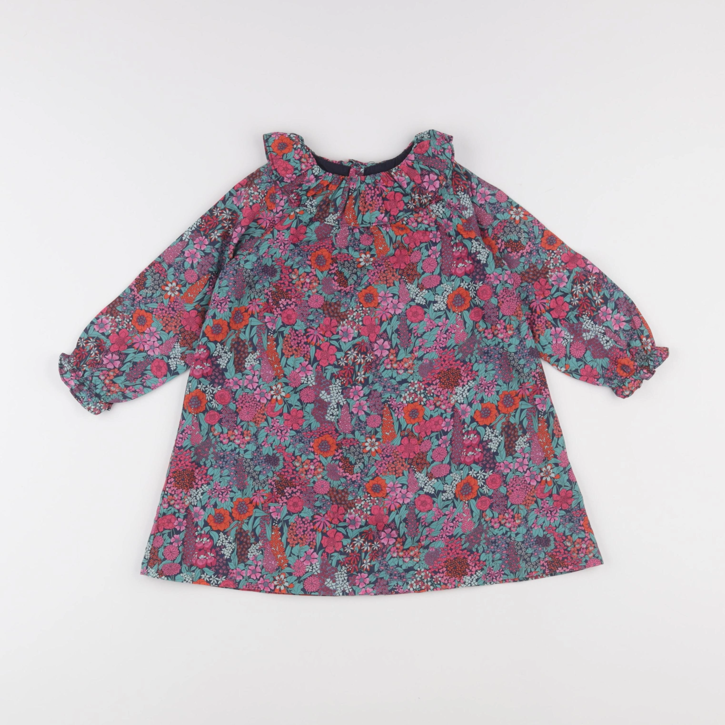 Jacadi - robe liberty rose - 36 mois