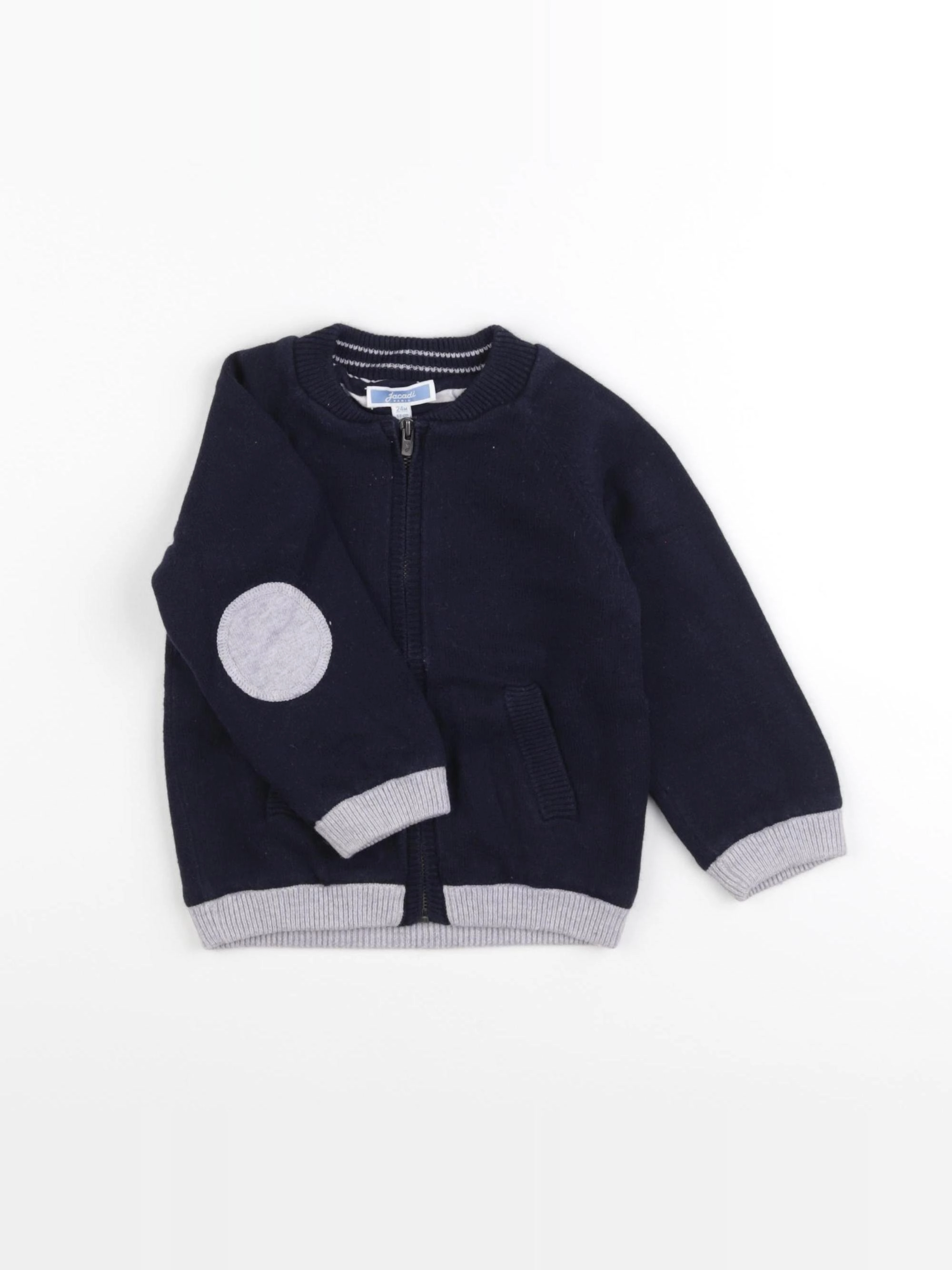 Jacadi - gilet bleu - 24 mois