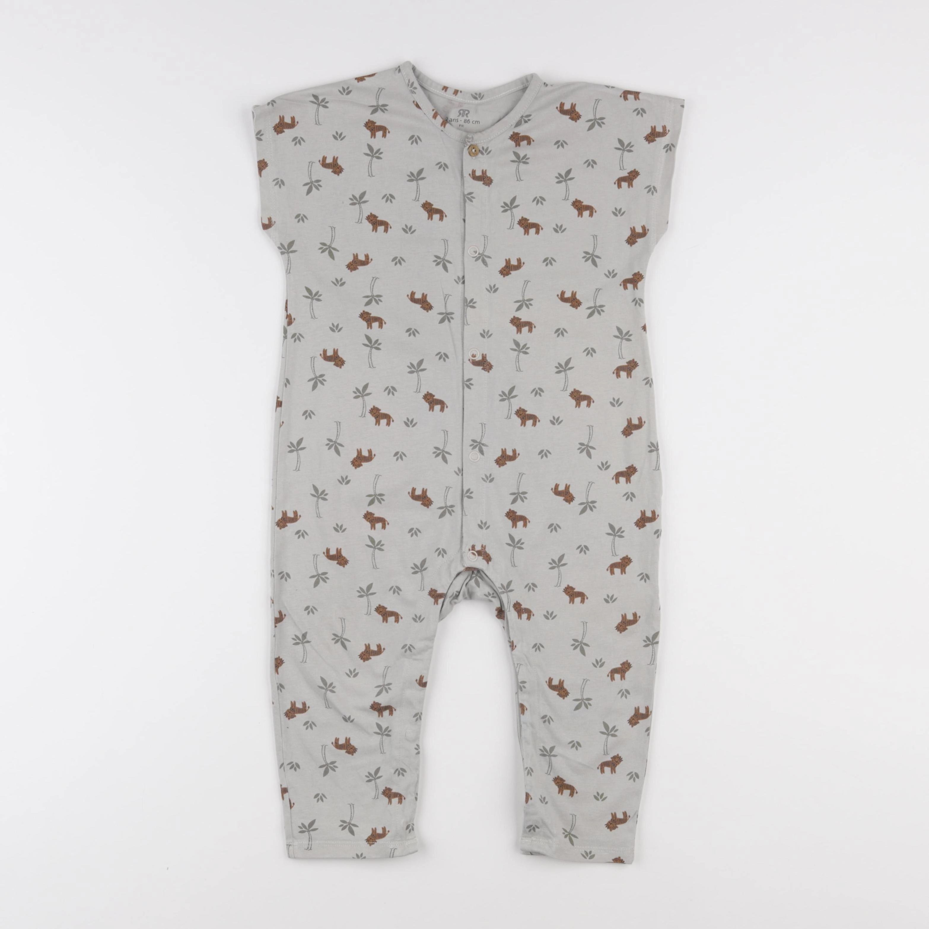 La Redoute - pyjama coton gris - 2 ans