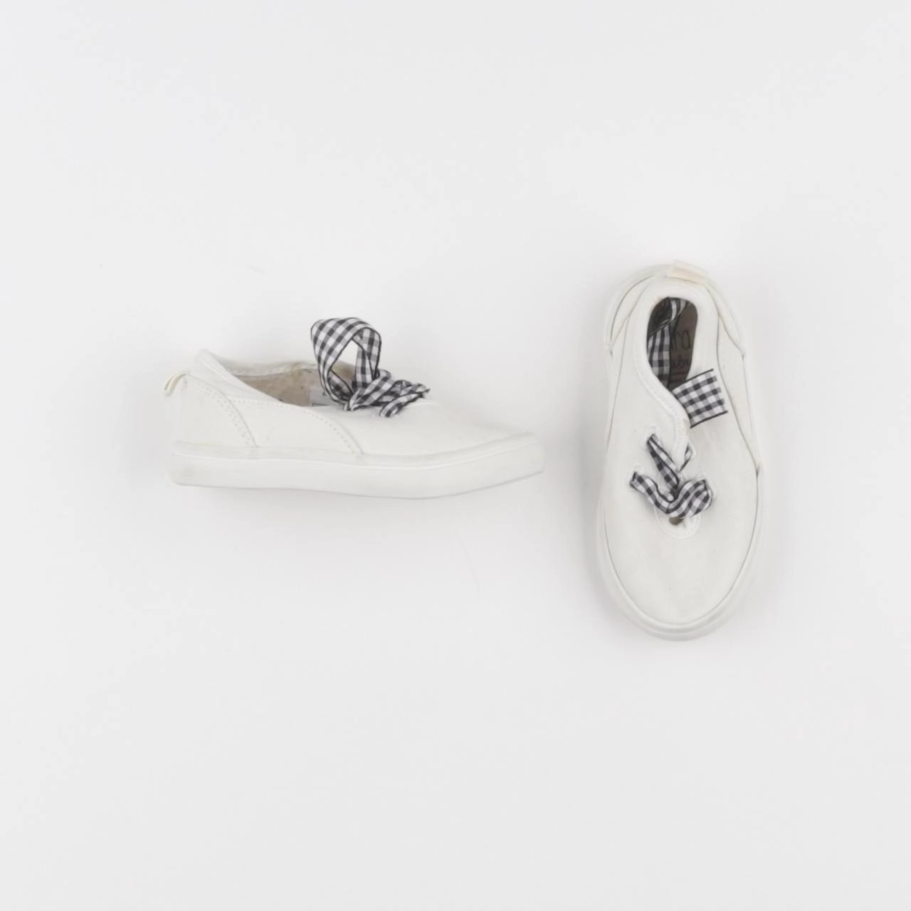 Zara - tennis élastiqué blanc - pointure 19
