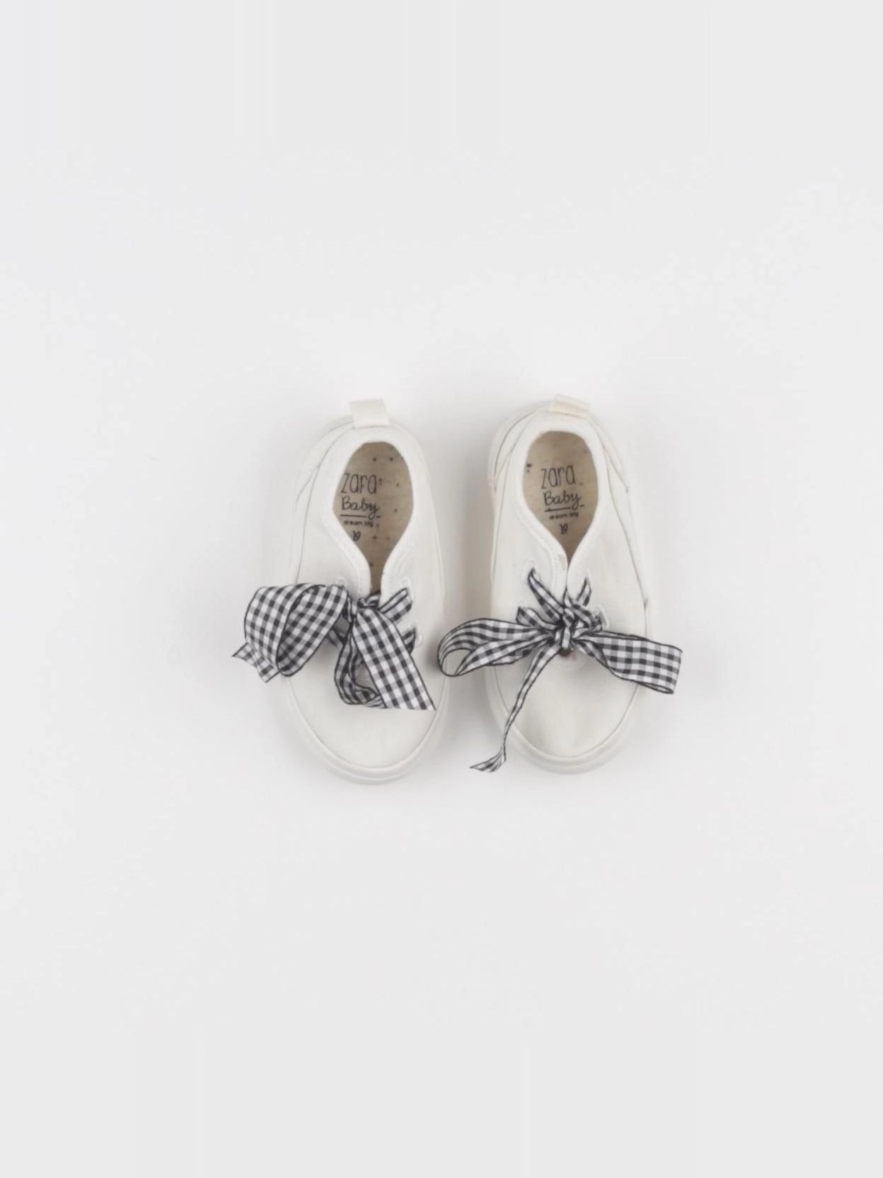 Zara - tennis élastiqué blanc - pointure 19