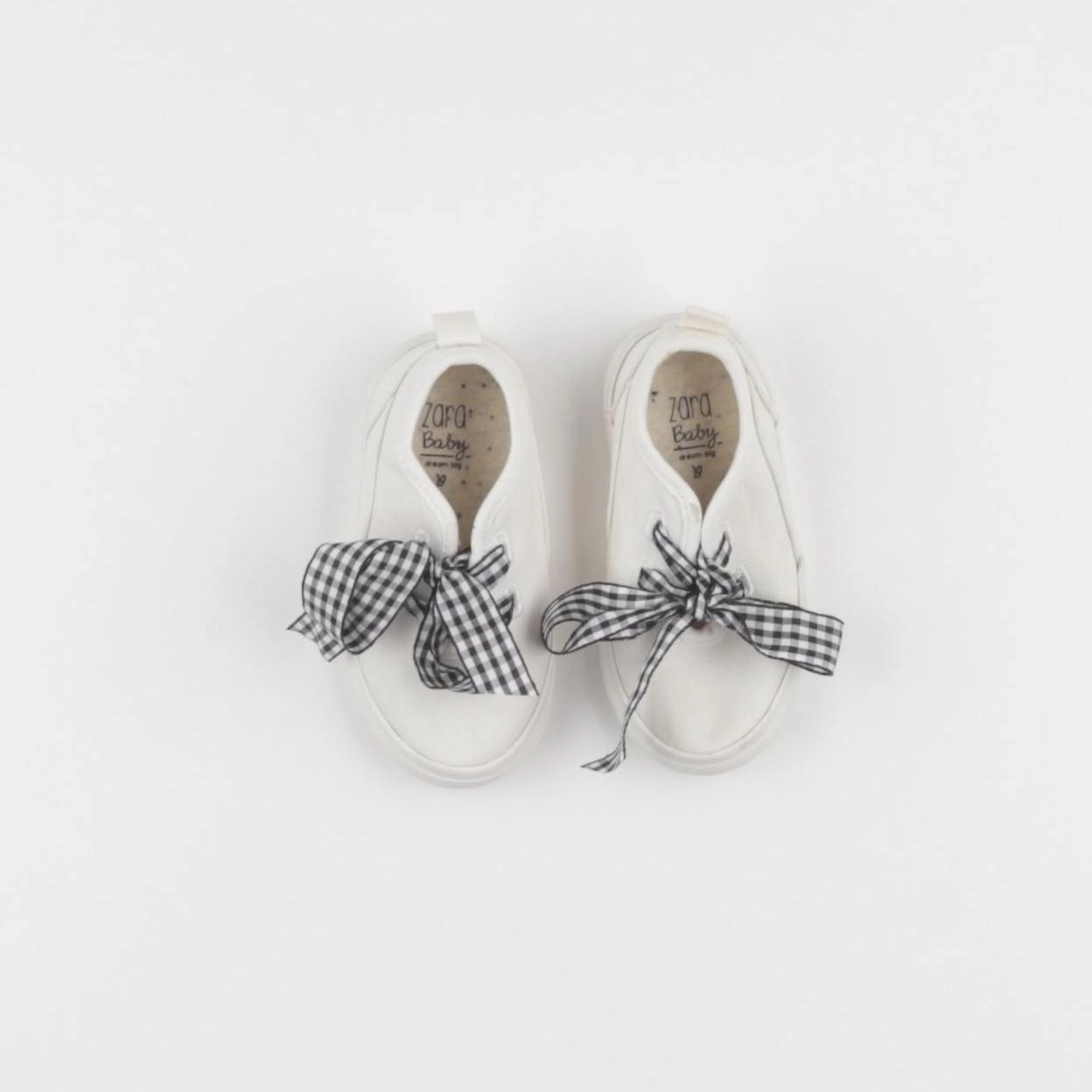 Zara - tennis élastiqué blanc - pointure 19