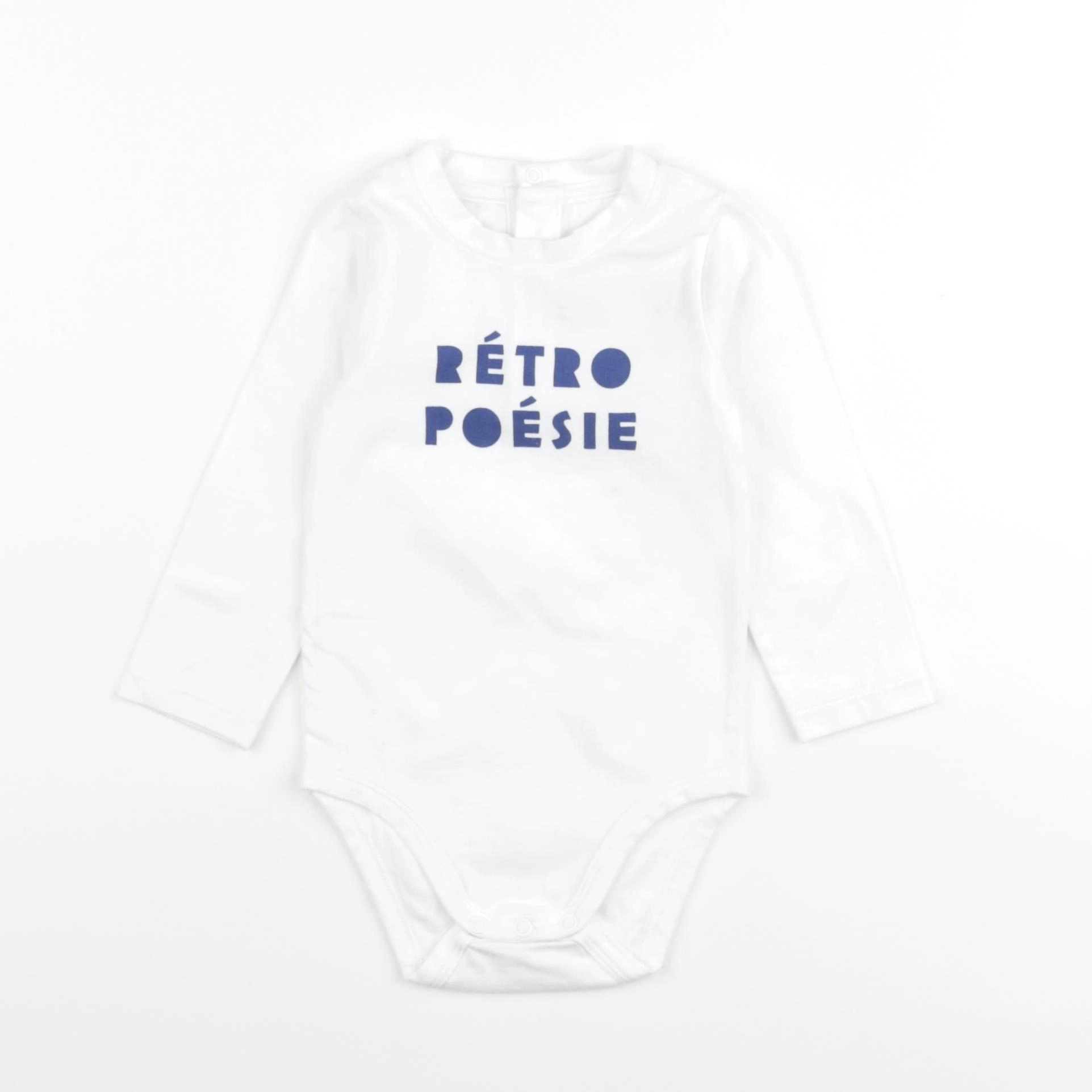 Jacadi - body blanc - 12 mois
