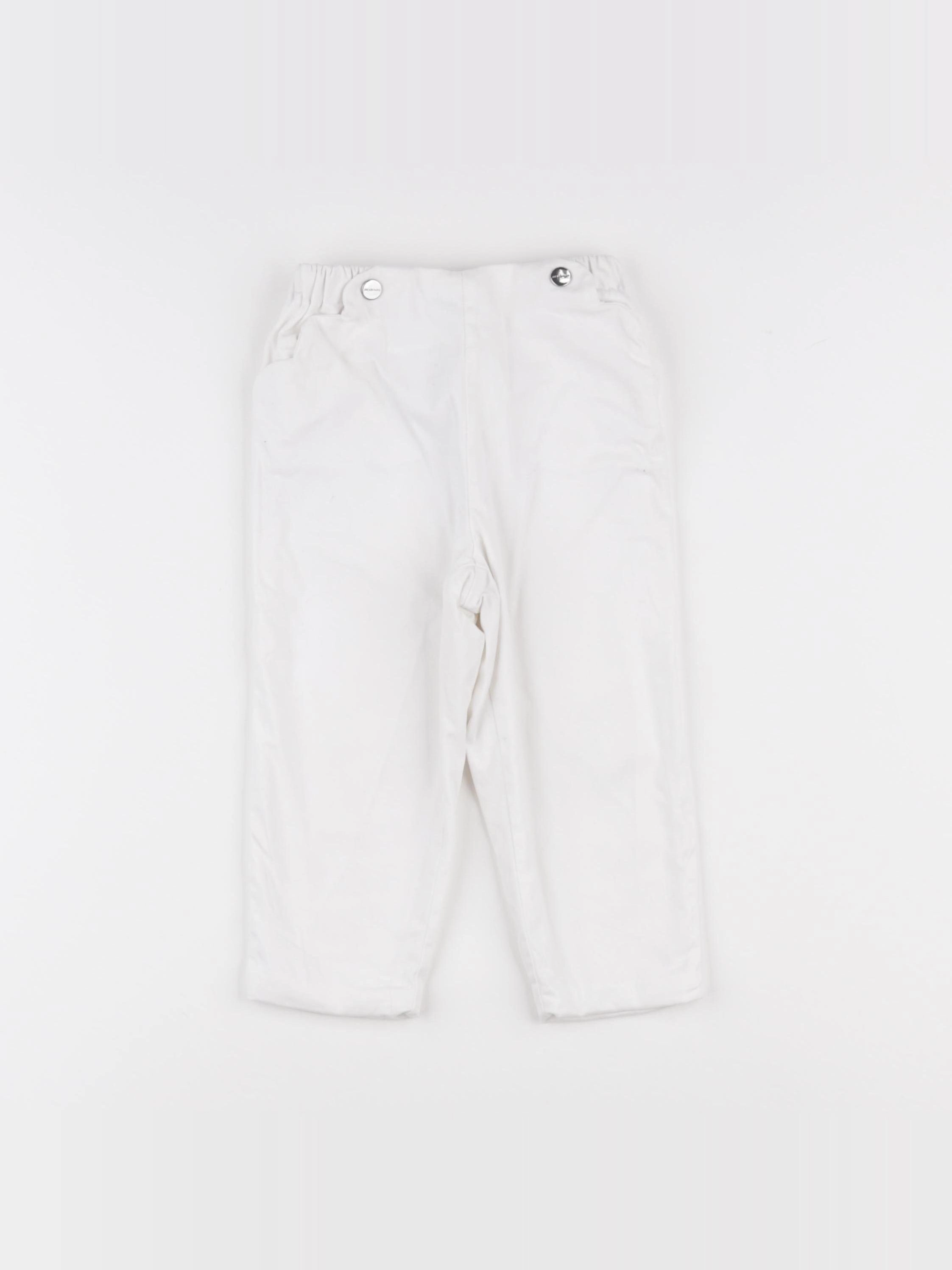 Jacadi - pantalon blanc - 24 mois