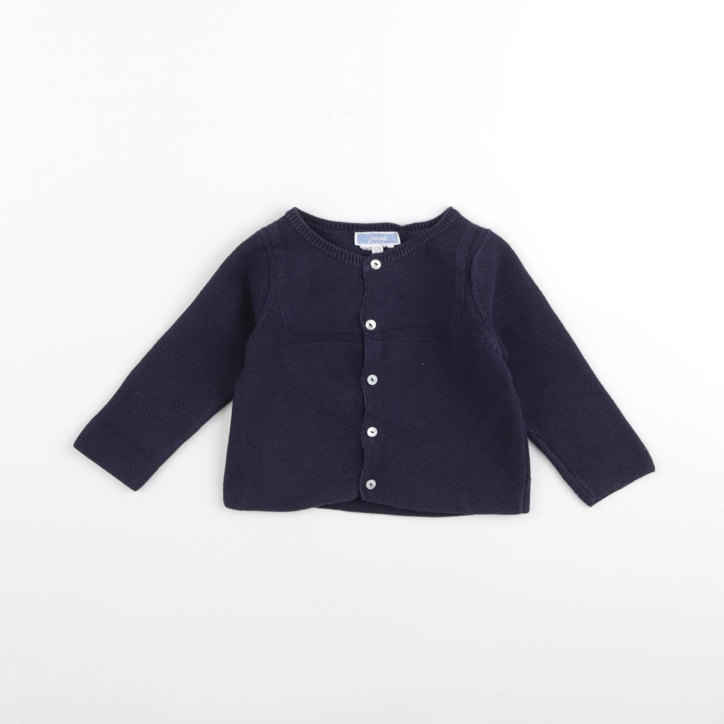 Jacadi - gilet bleu - 12 mois