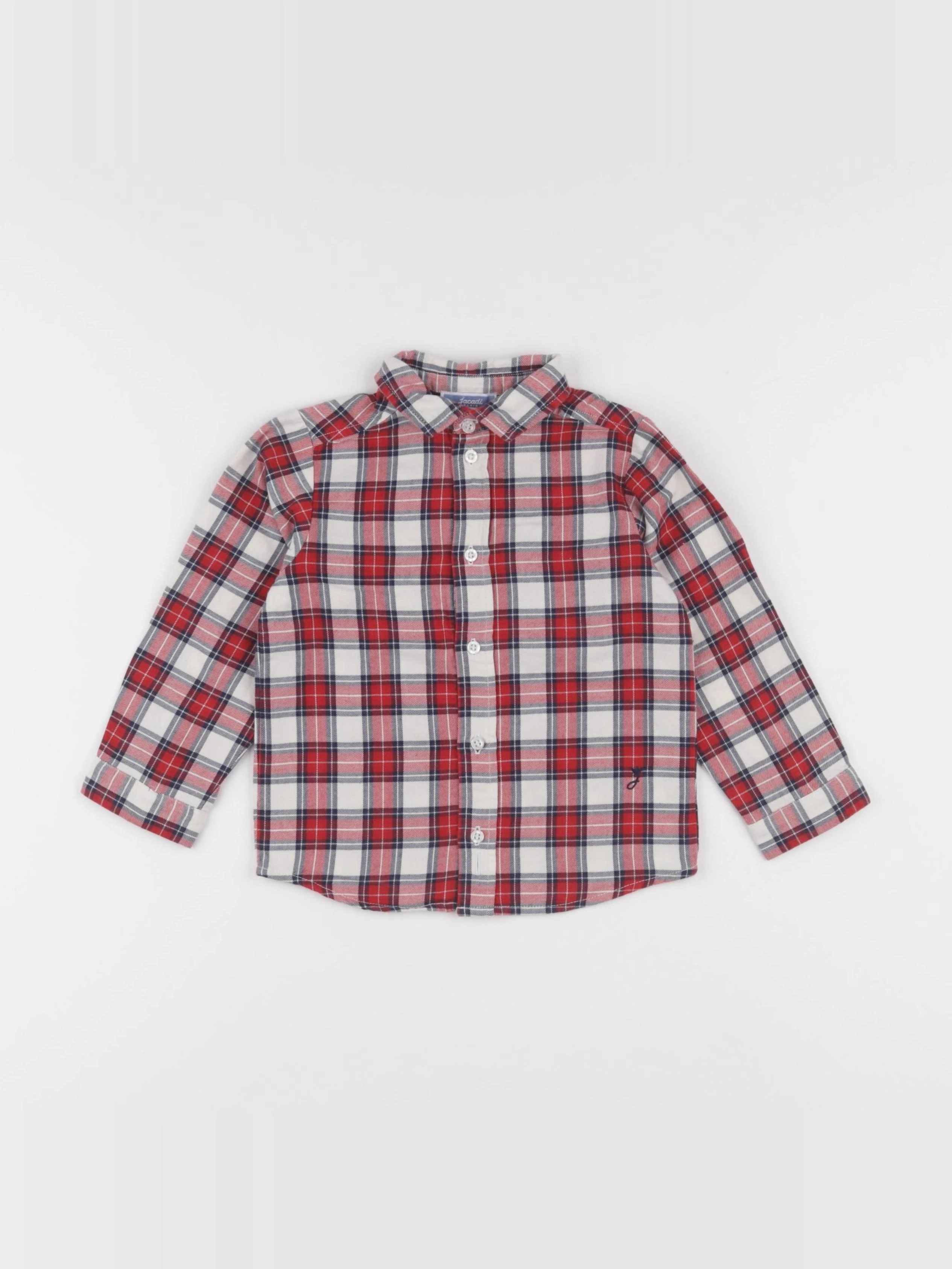Jacadi - chemise rouge - 24 mois