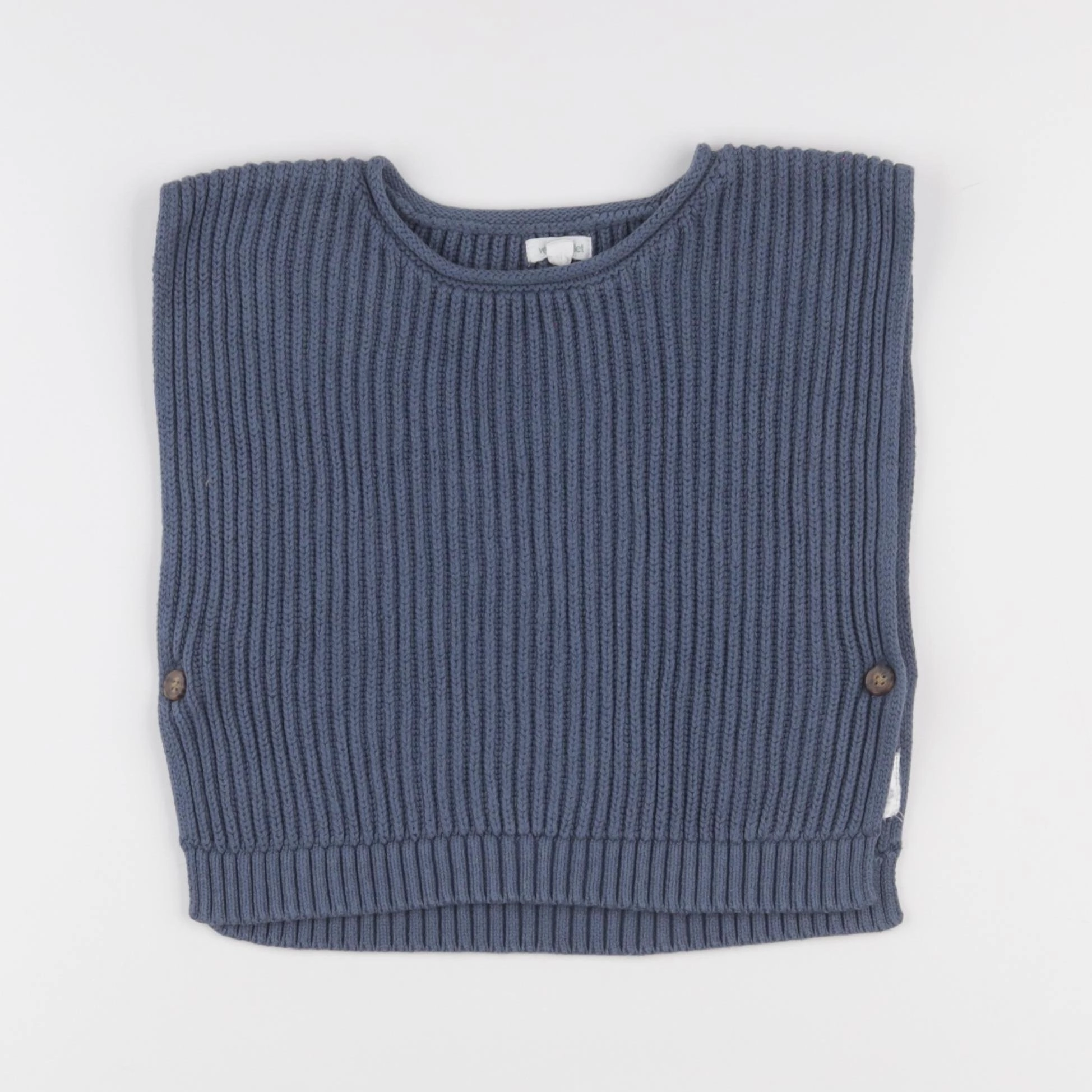 Vertbaudet - pull bleu - 36 mois