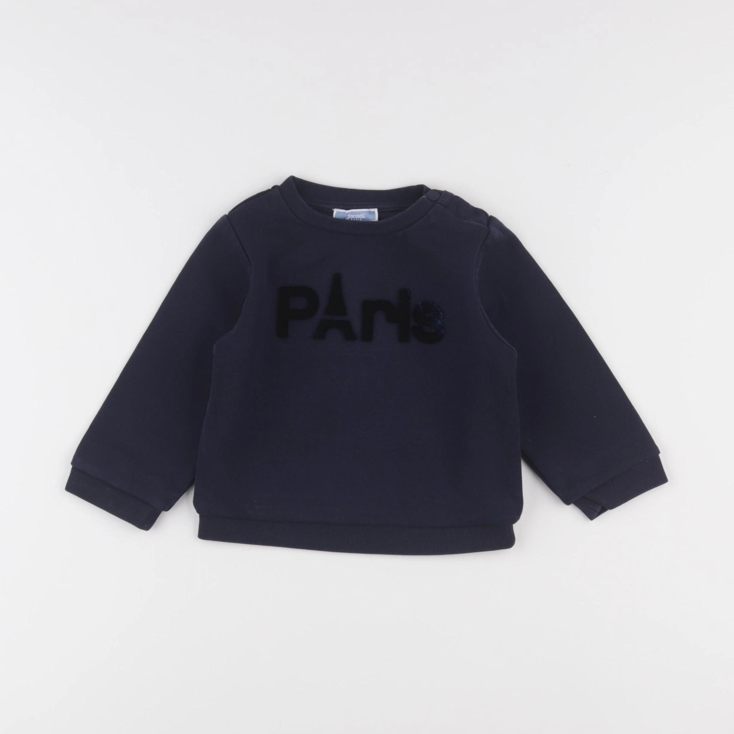 Jacadi - sweat bleu - 24 mois