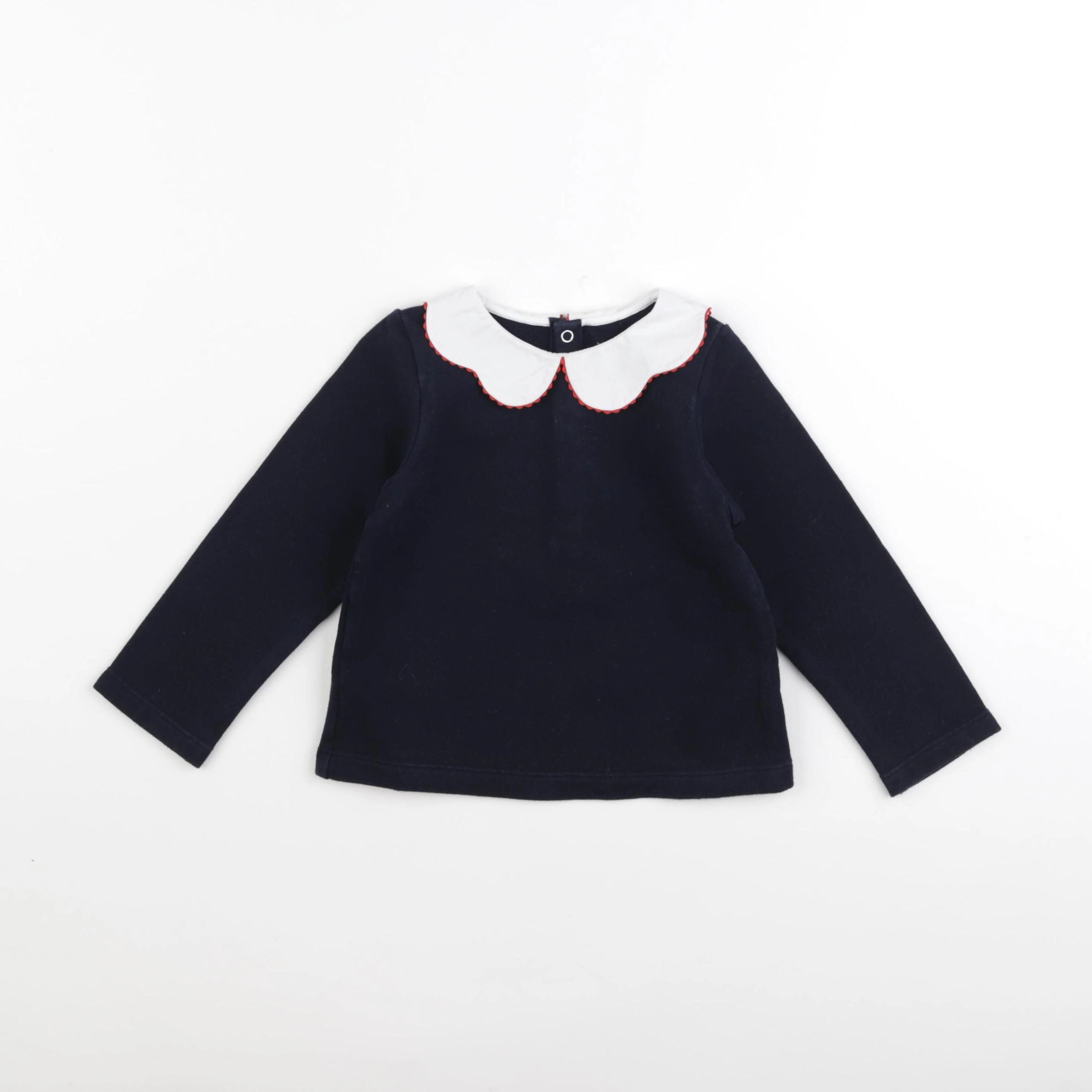 Jacadi - sweat bleu - 24 mois