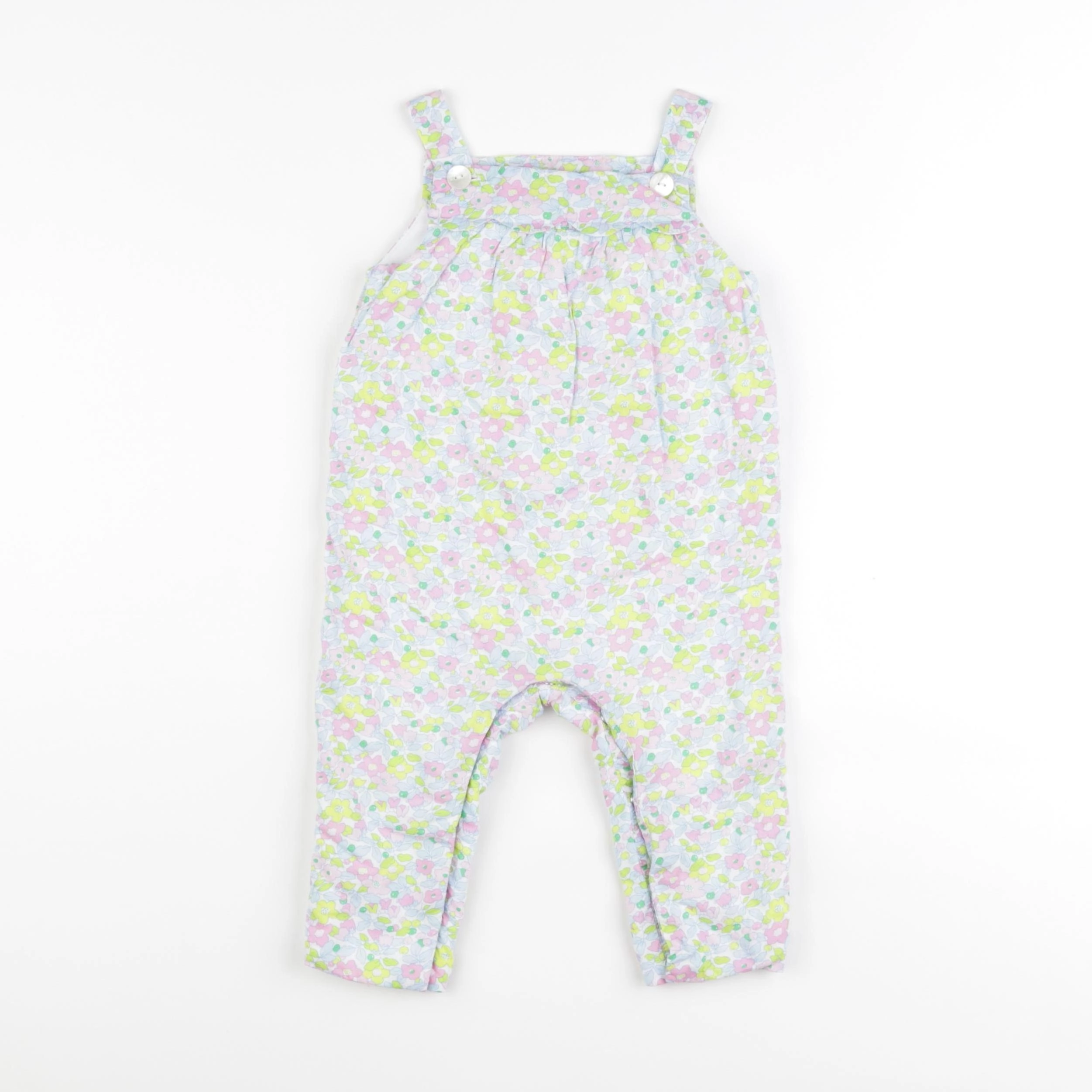 Jacadi - combinaison liberty multicolore - 12 mois