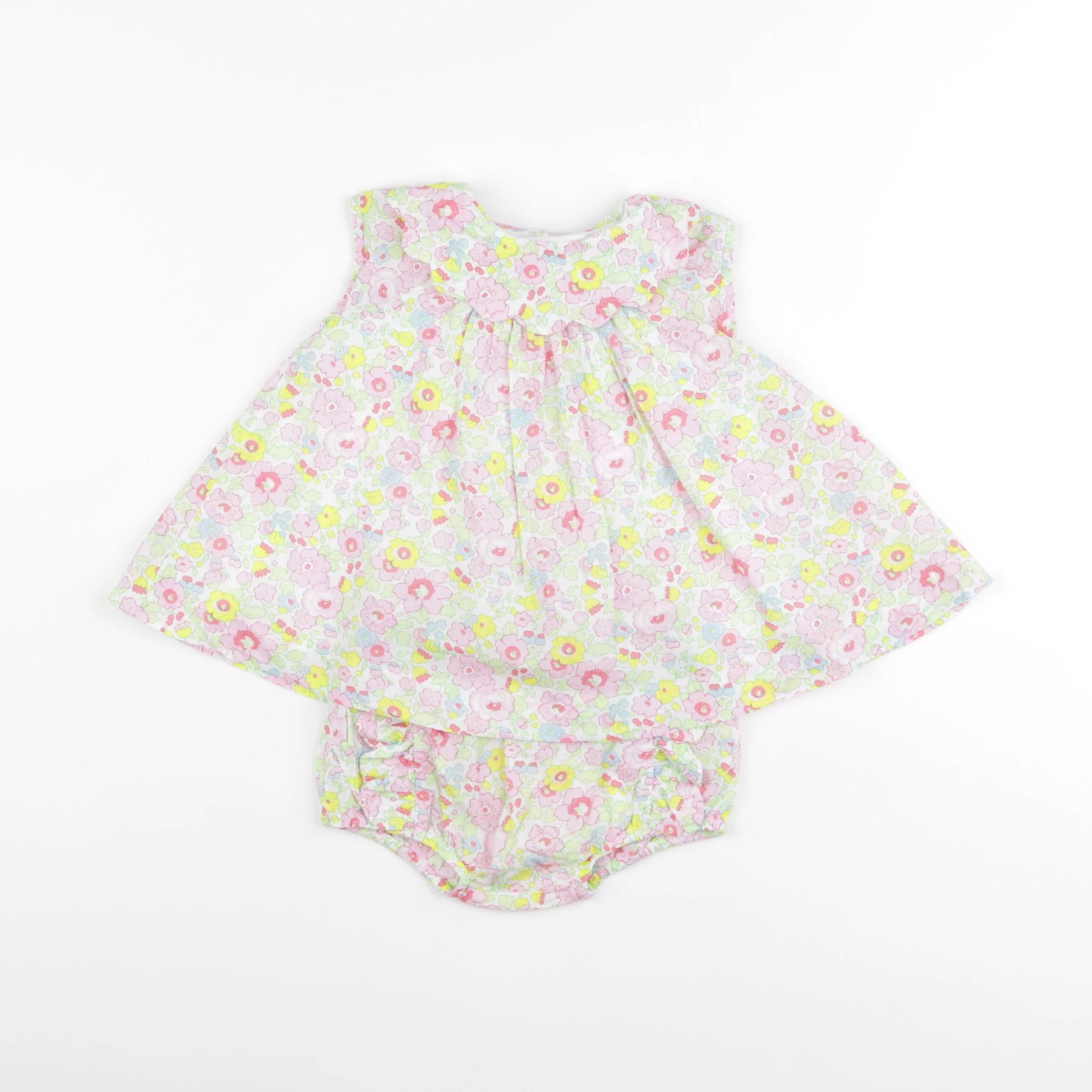 Jacadi - robe liberty multicolore - 6 mois