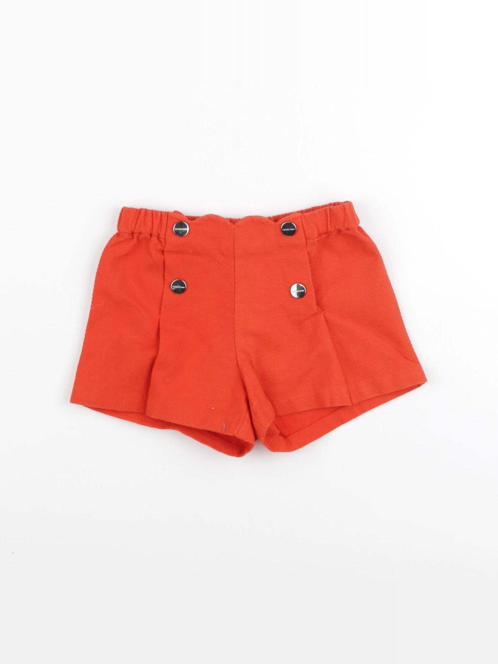 Jacadi - short orange - 12 mois