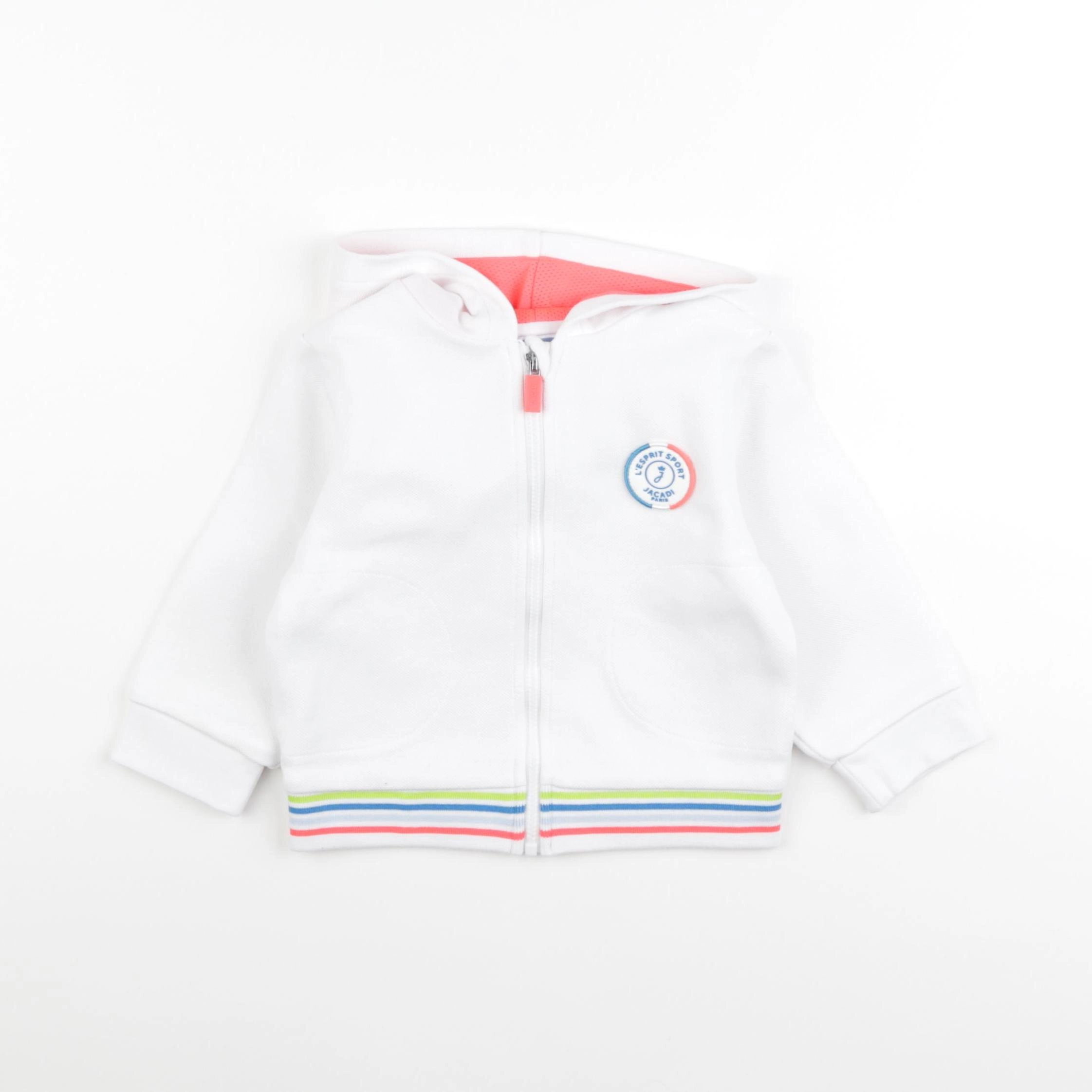Jacadi - sweat blanc - 24 mois