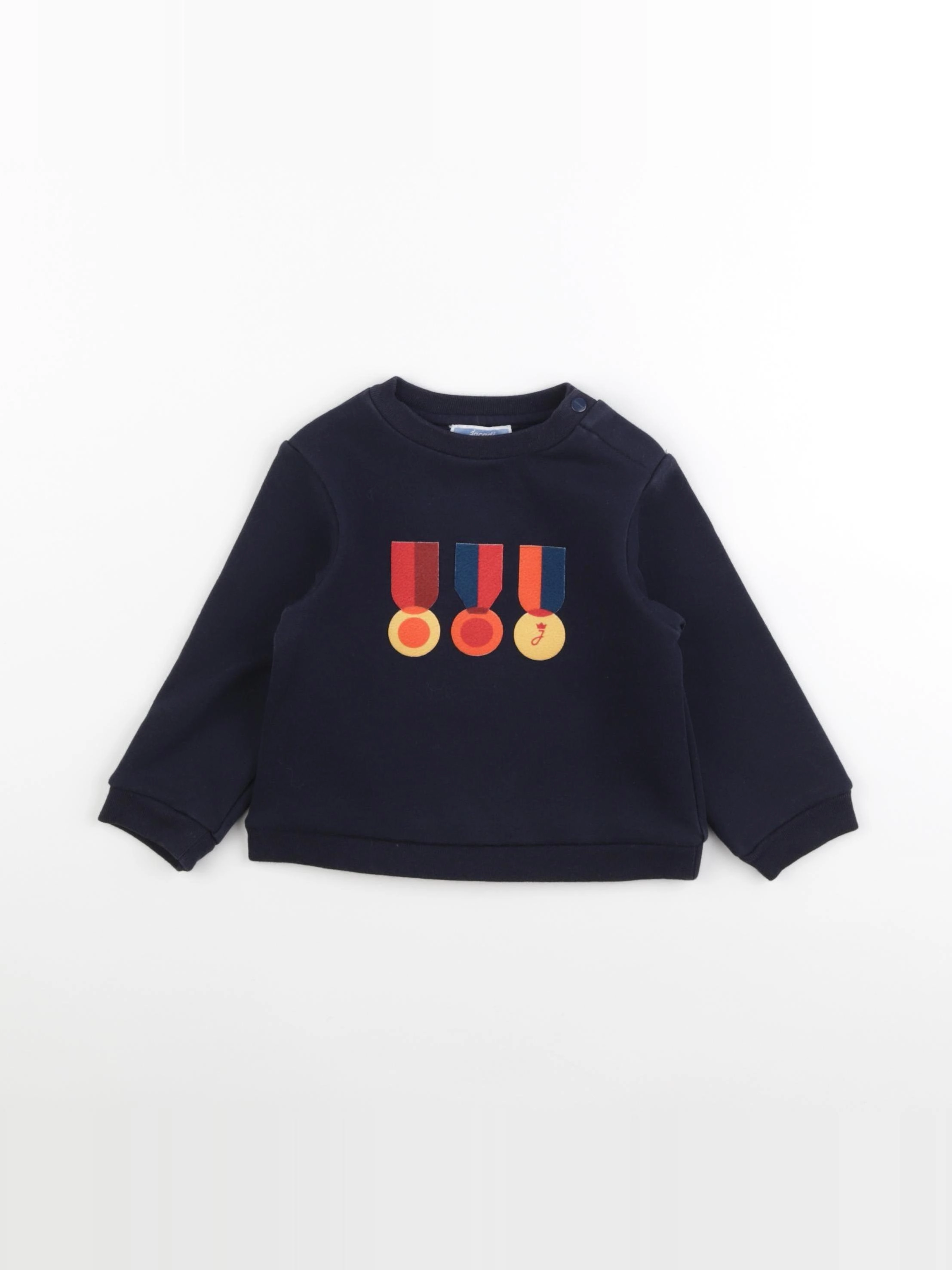 Jacadi - sweat bleu - 18 mois