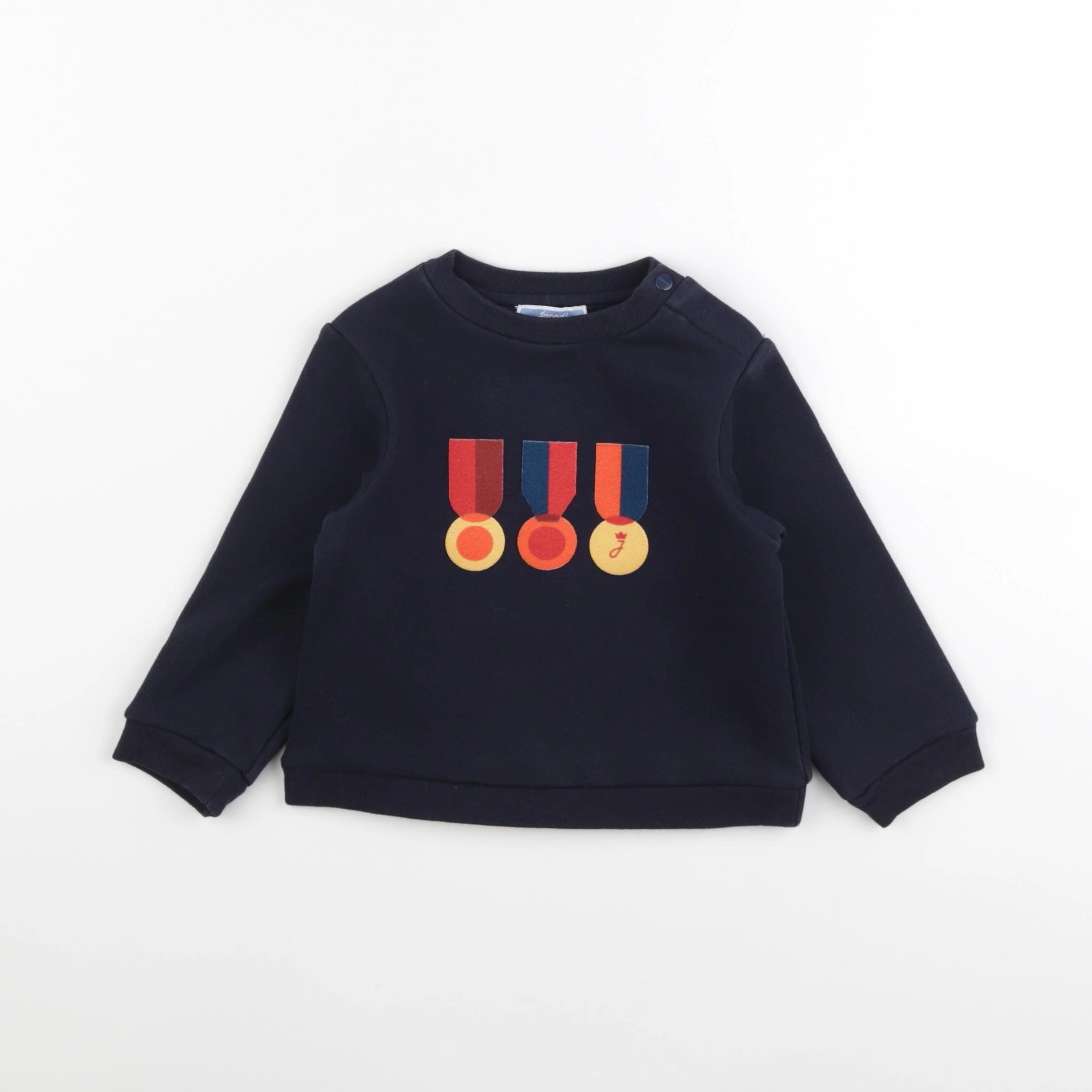 Jacadi - sweat bleu - 18 mois