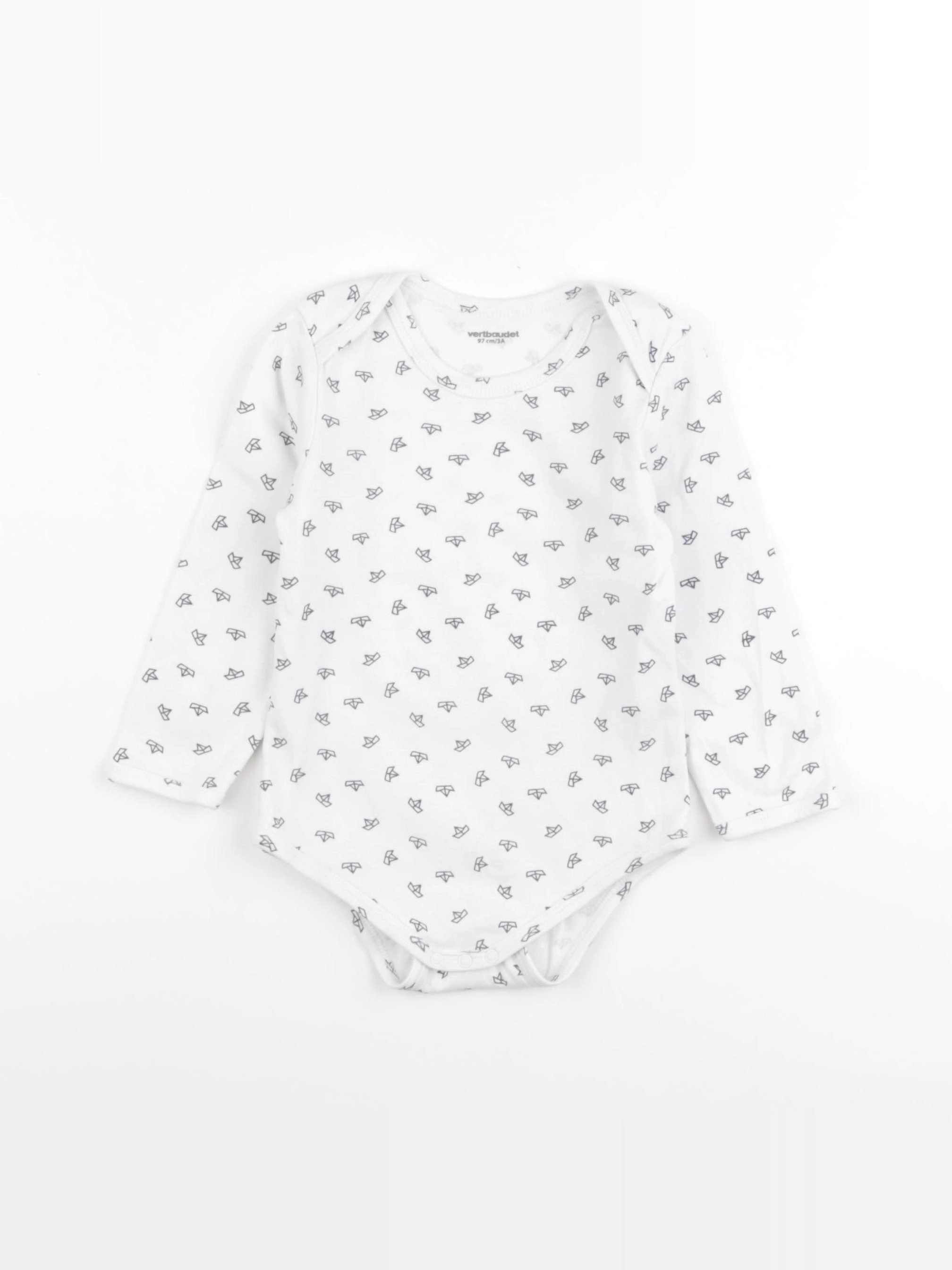 Vertbaudet - body blanc - 3 ans