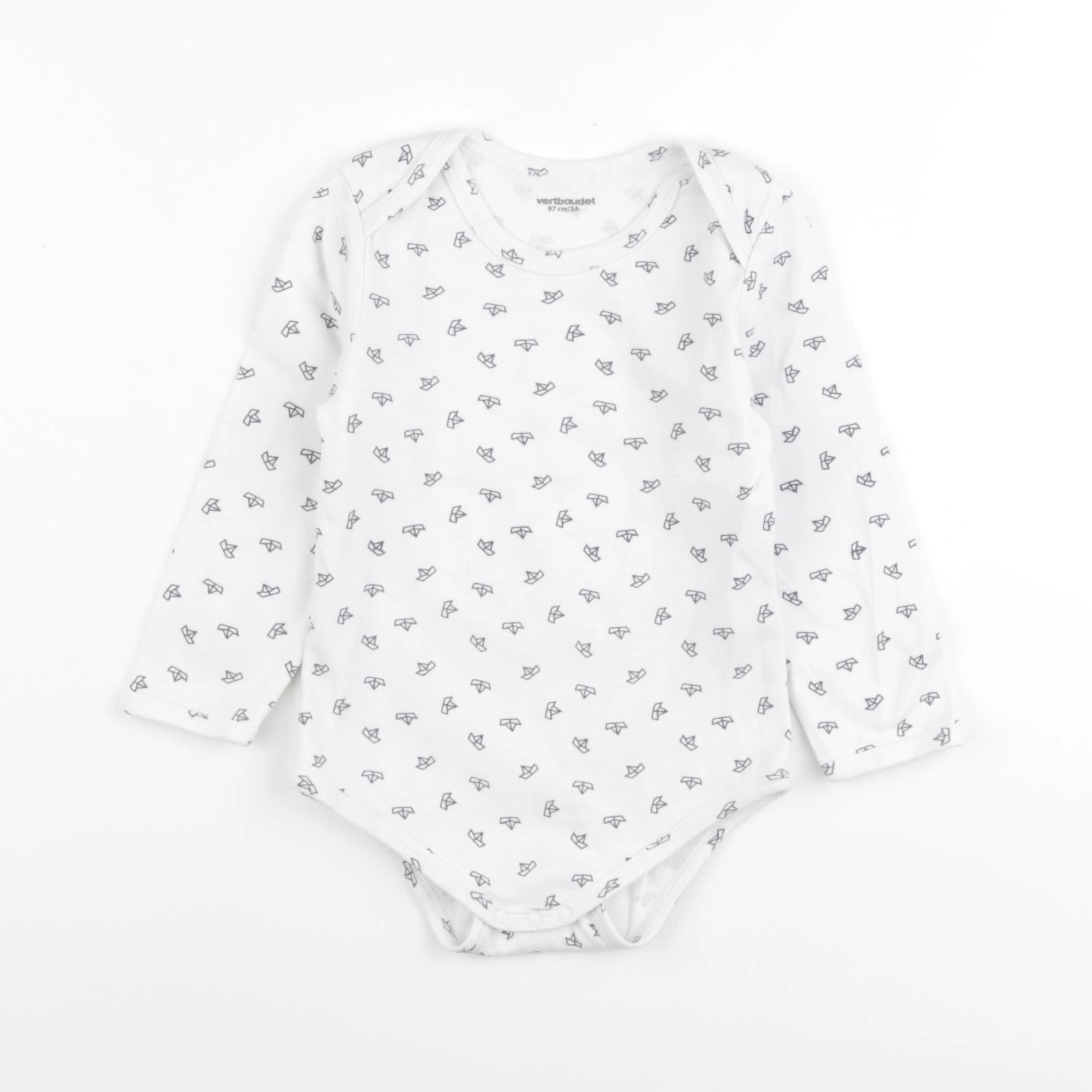Vertbaudet - body blanc - 3 ans
