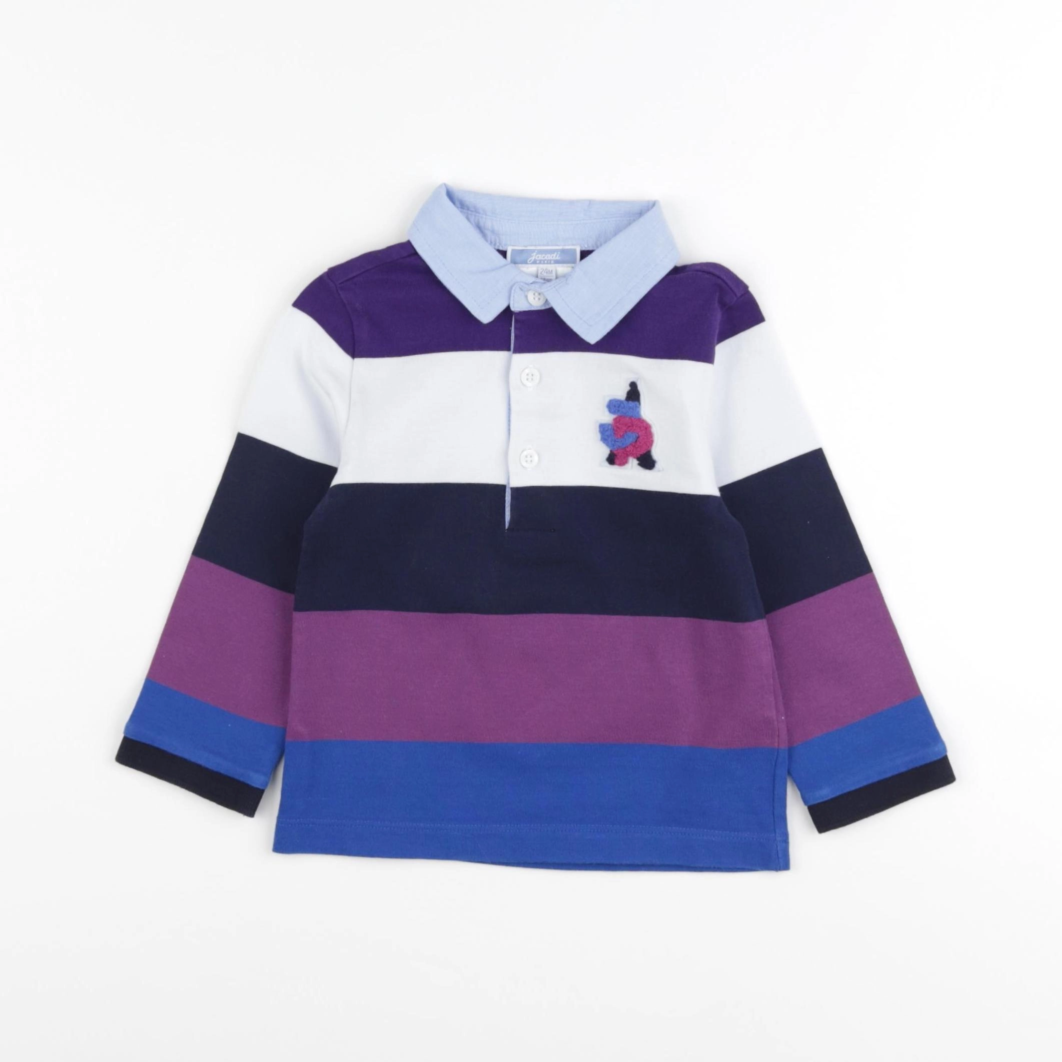 Jacadi - polo multicolore - 24 mois