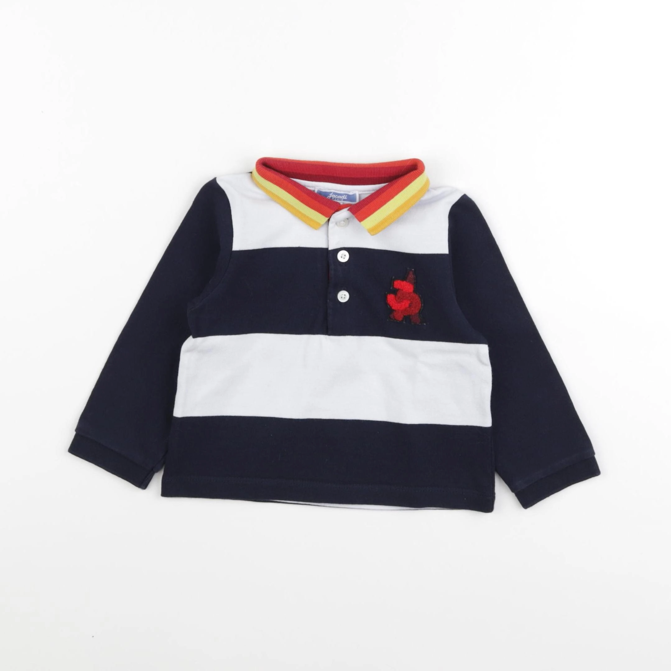 Jacadi - polo bleu - 18 mois