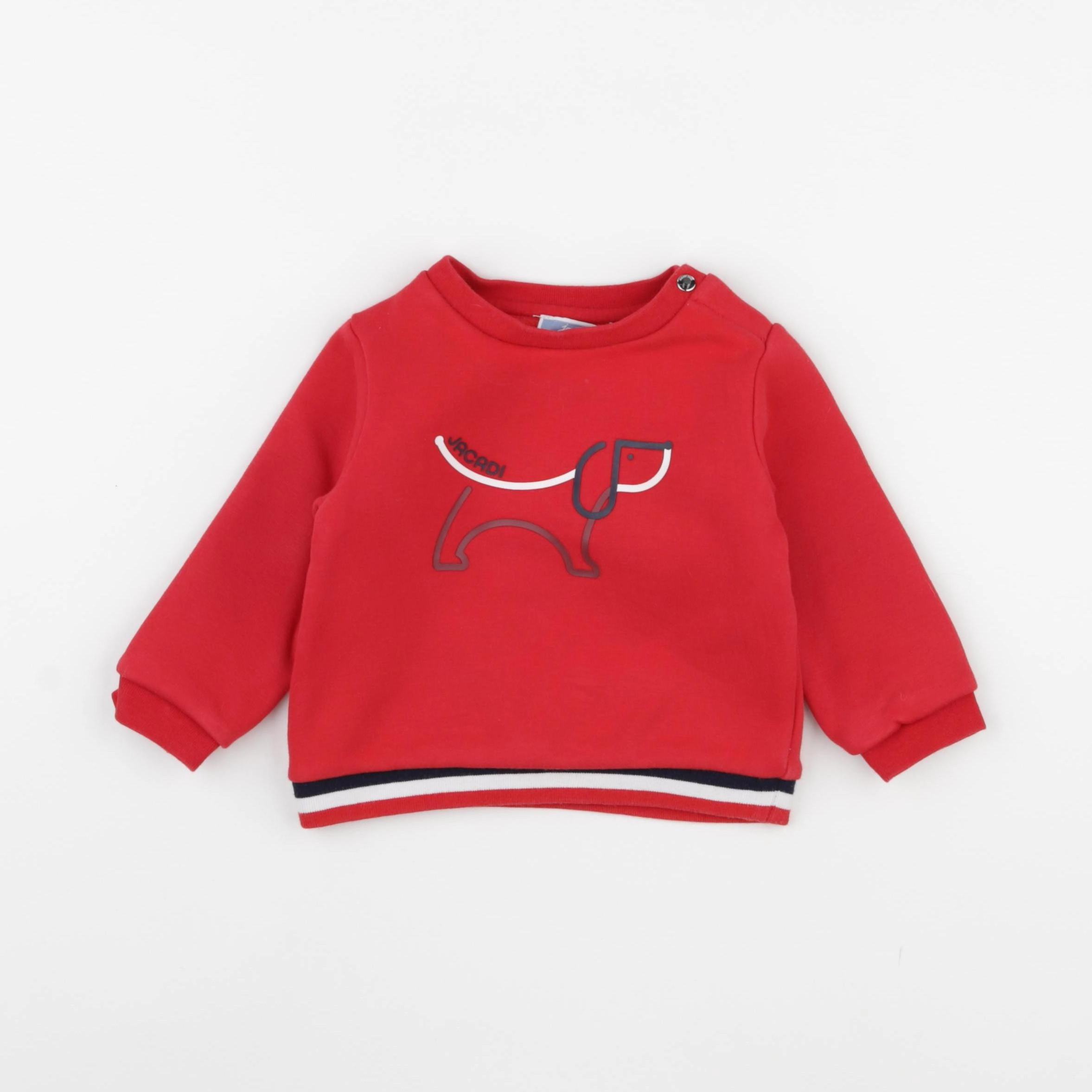 Jacadi - sweat rouge - 12 mois