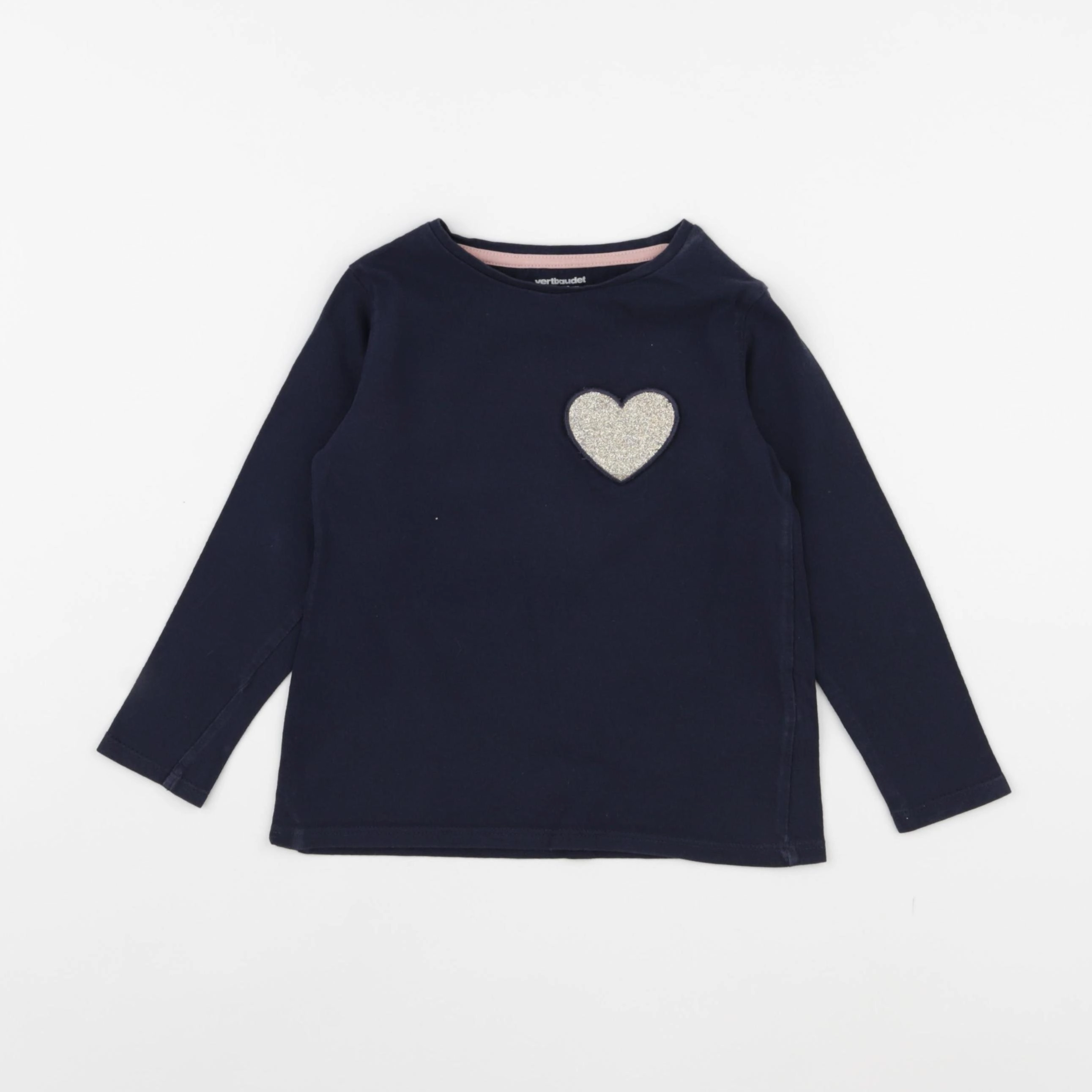 Vertbaudet - tee-shirt bleu - 5 ans