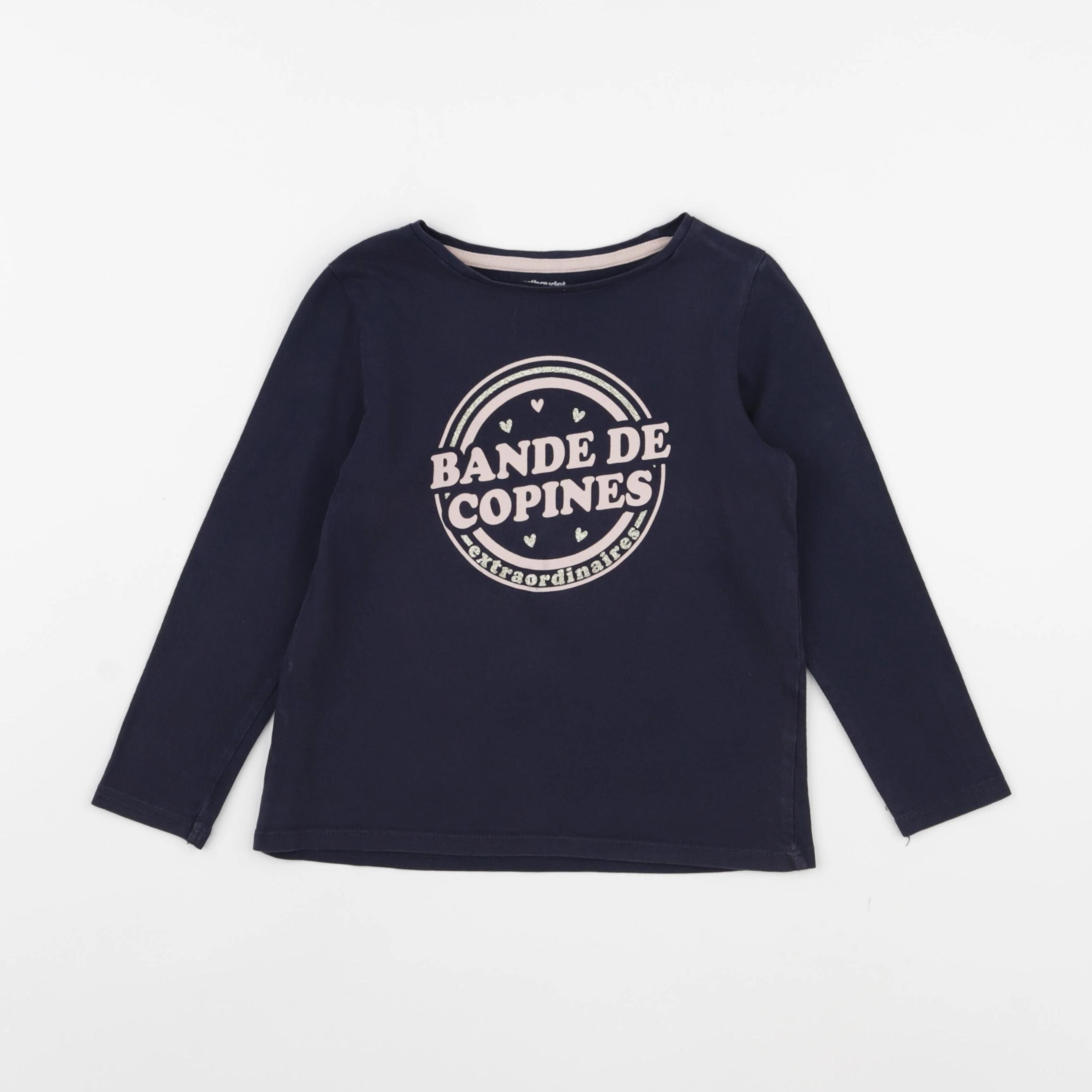 Vertbaudet - tee-shirt bleu - 5 ans