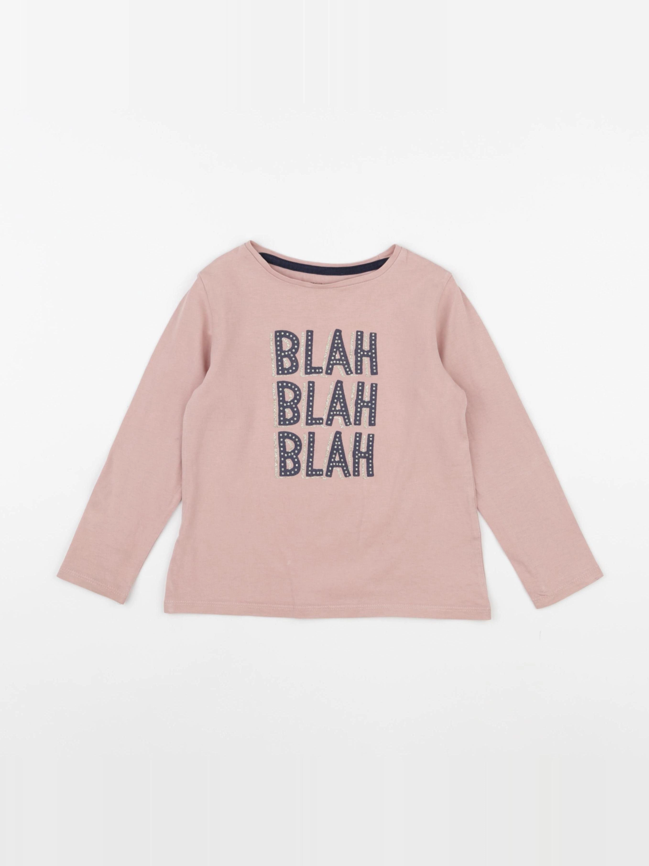 Vertbaudet - tee-shirt rose - 5 ans