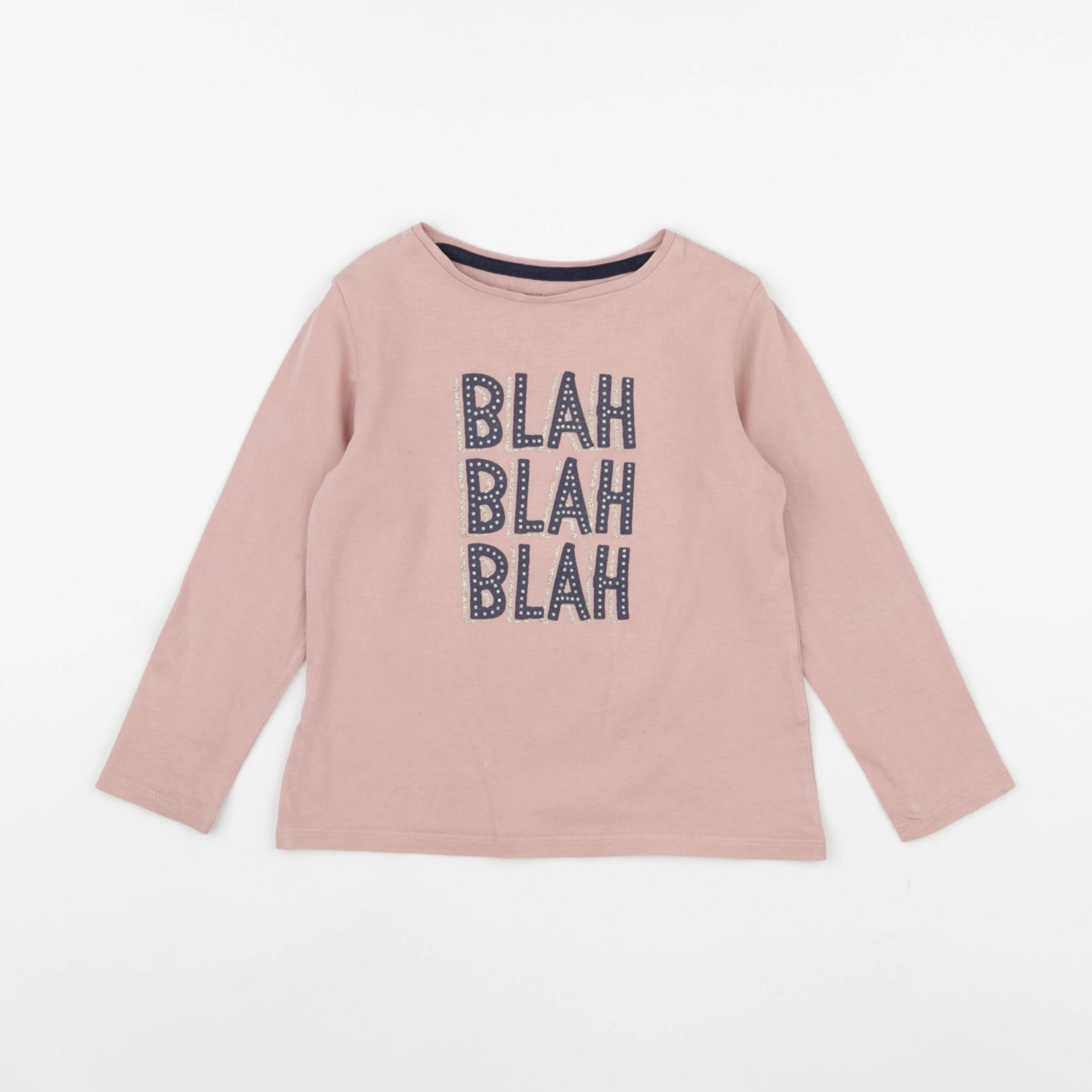 Vertbaudet - tee-shirt rose - 5 ans