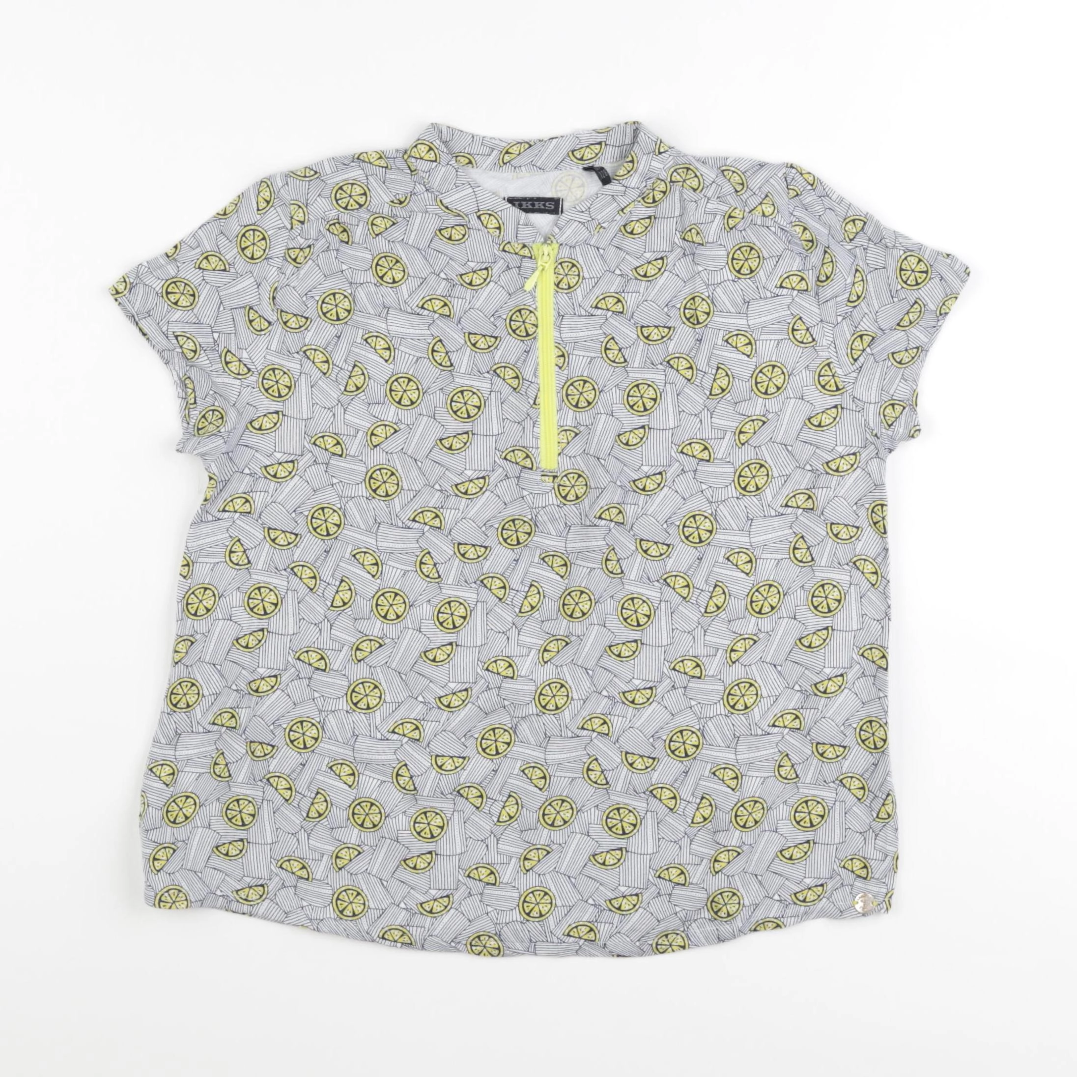 IKKS - blouse bleu, jaune - 8 ans