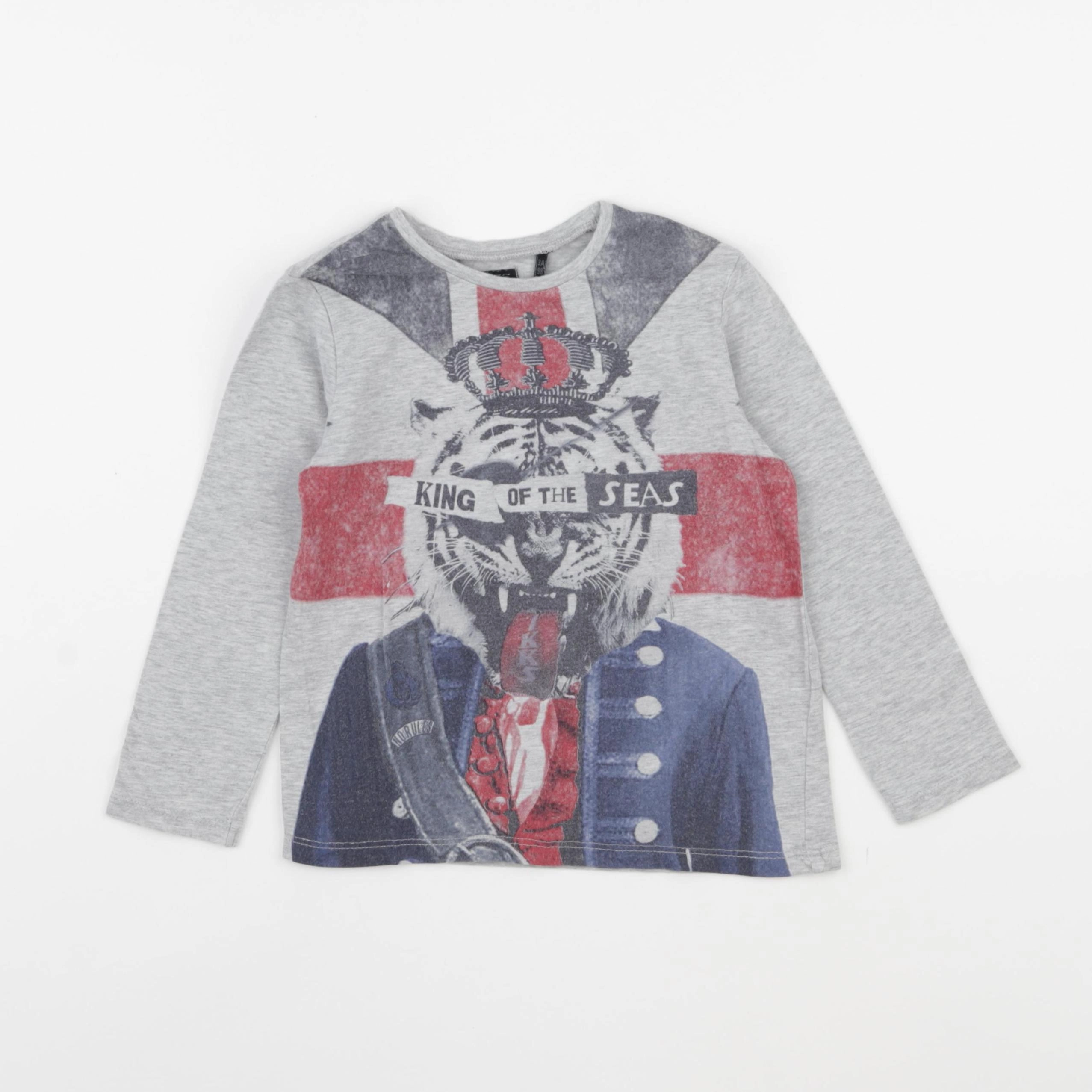 IKKS - tee-shirt gris - 3 ans
