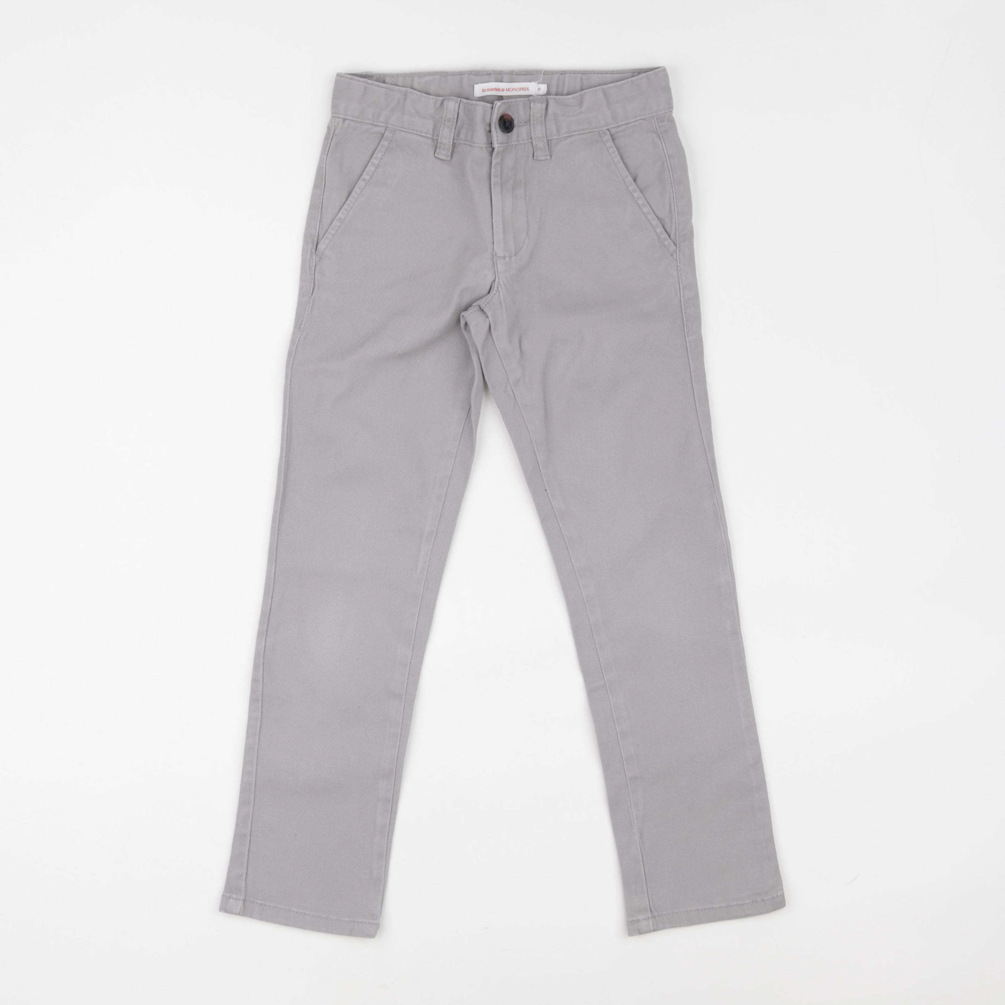 Monoprix - pantalon gris - 6 ans