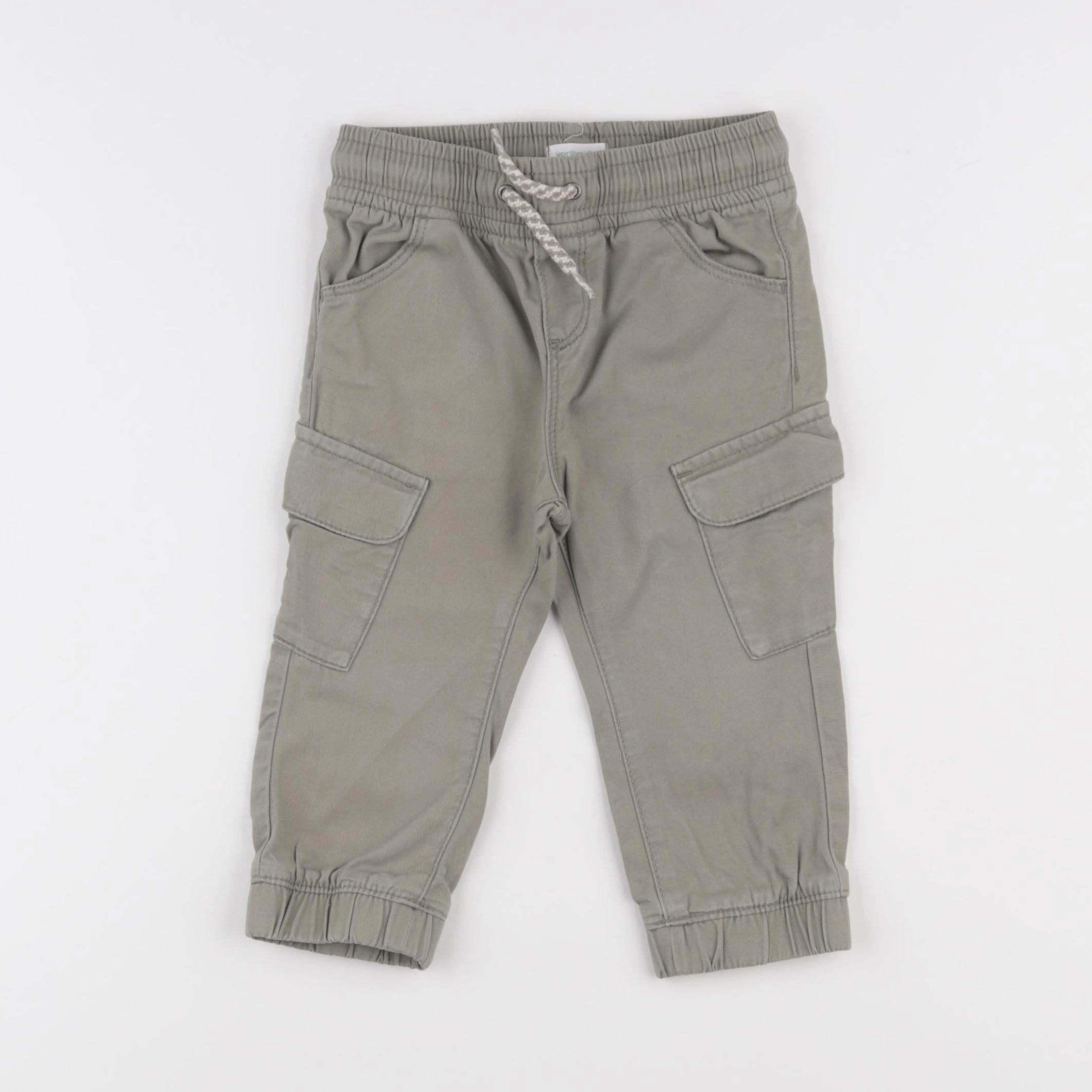 Vertbaudet - pantalon vert - 18 mois