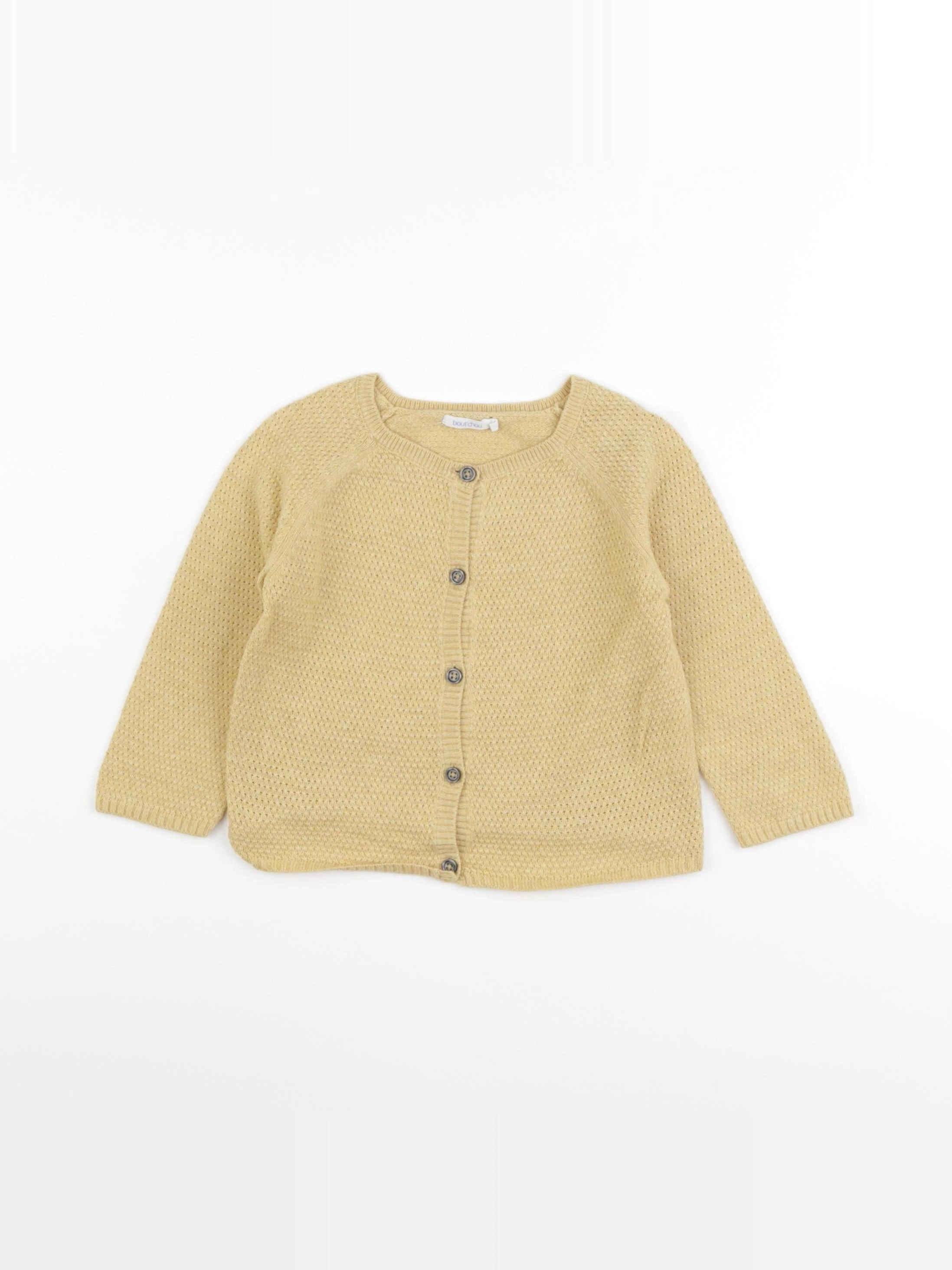 Boutchou - gilet jaune - 18 mois