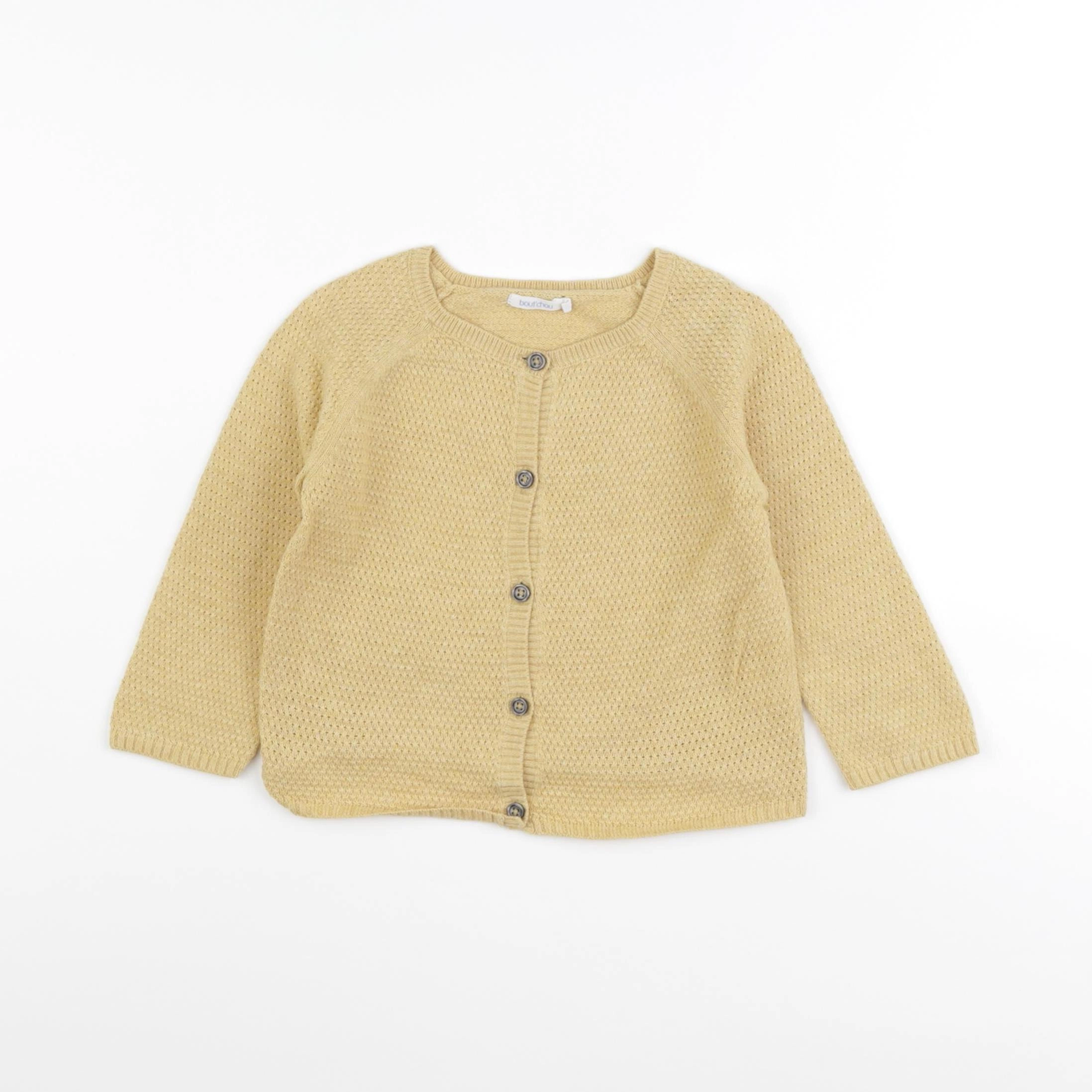 Boutchou - gilet jaune - 18 mois