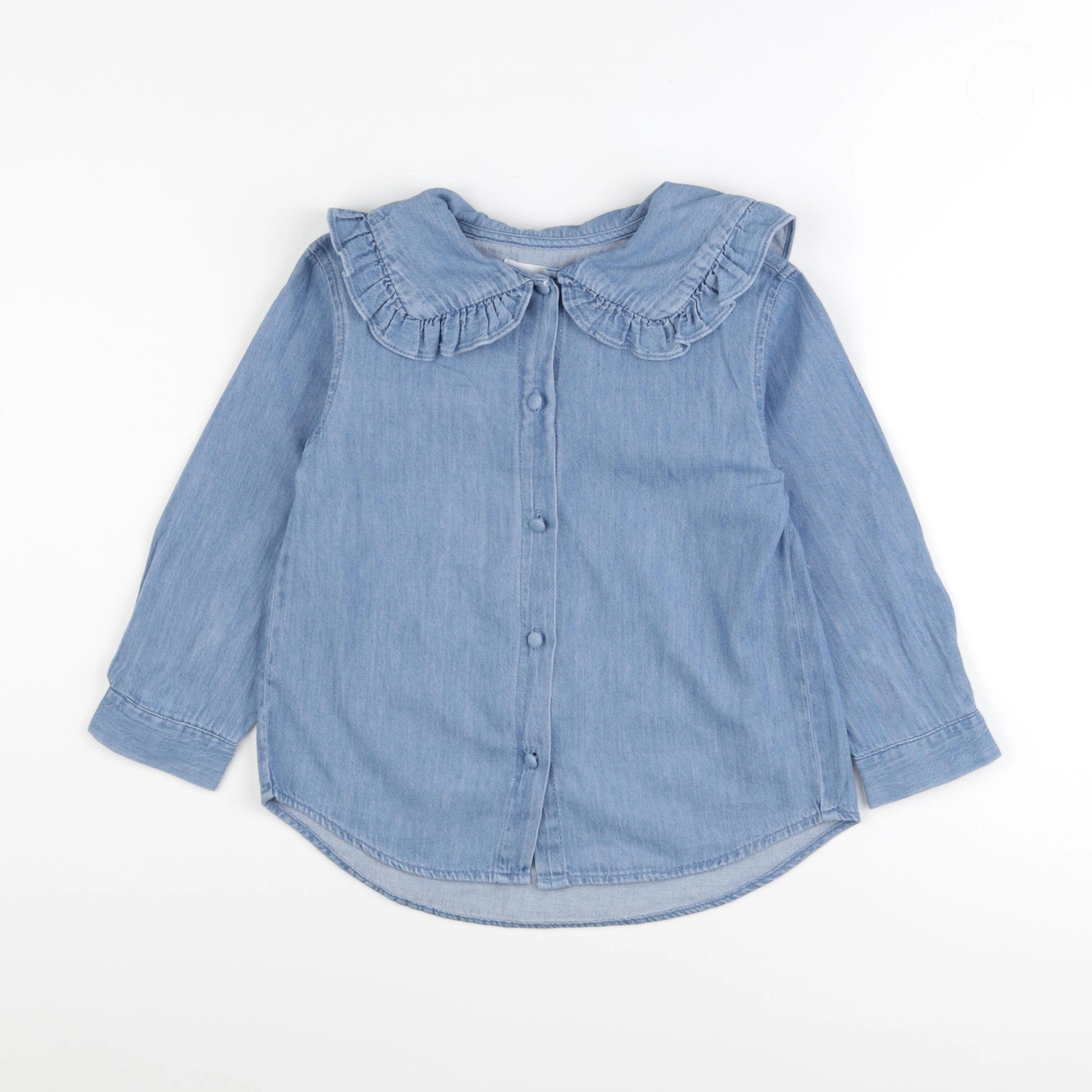 Zara - blouse bleu - 6 ans