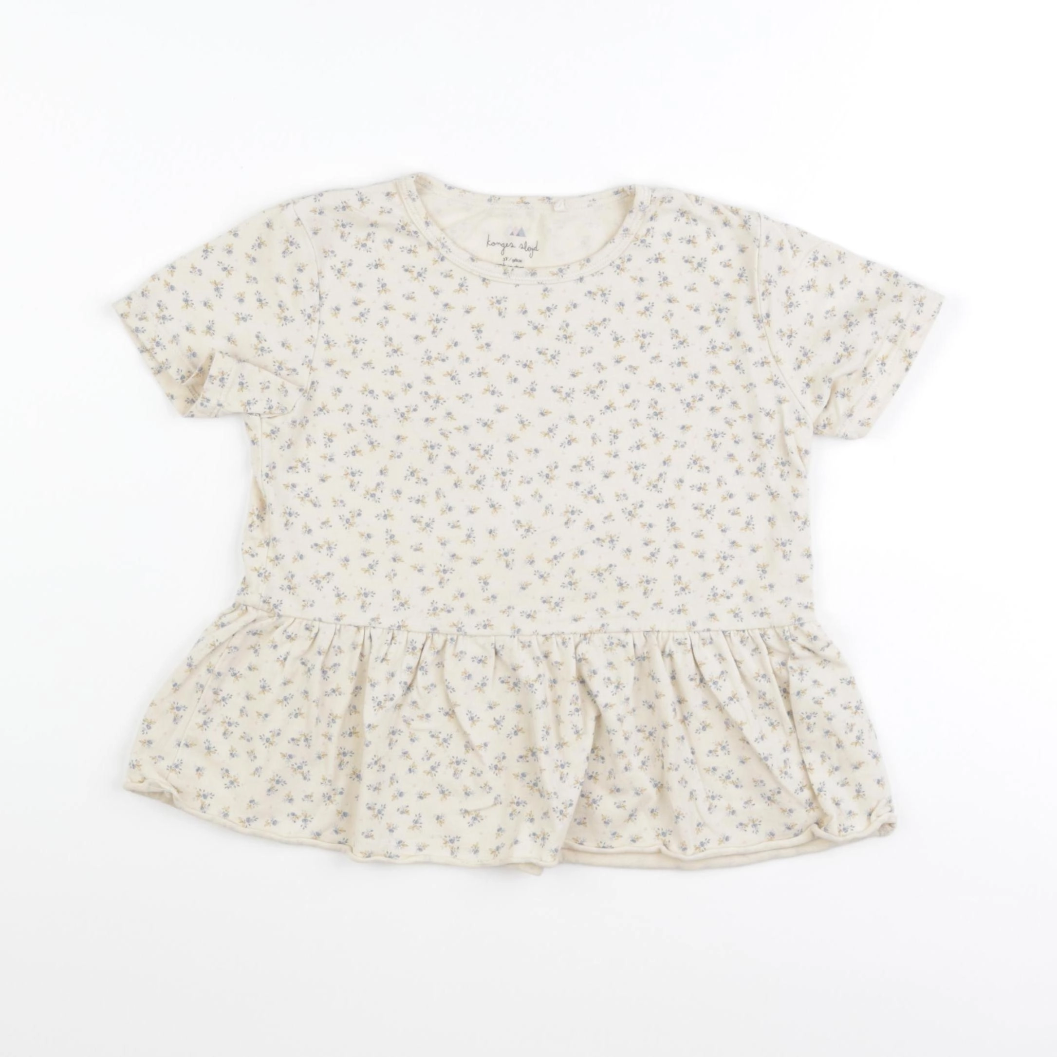 Konges slojd - tee-shirt beige, bleu - 3 ans