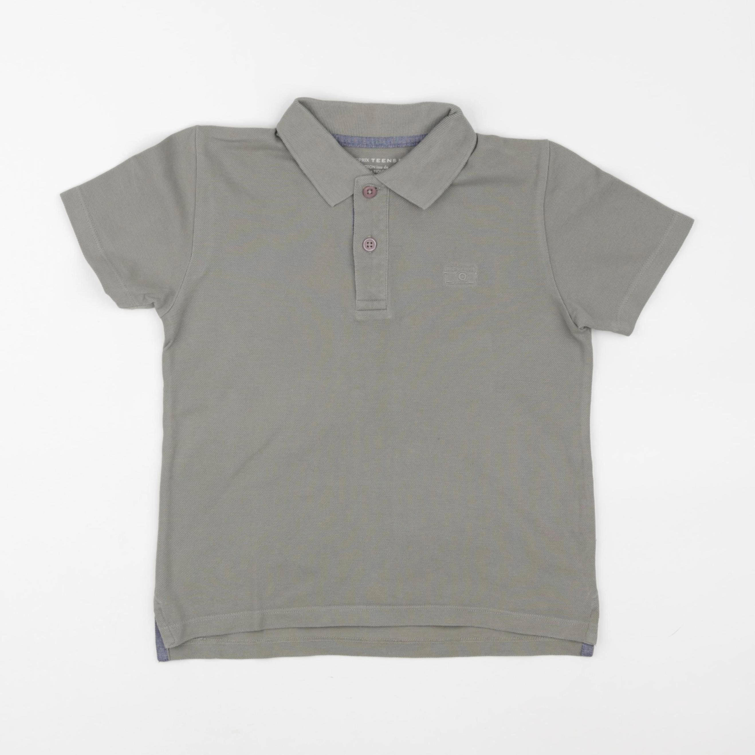 Monoprix - polo vert - 8 ans