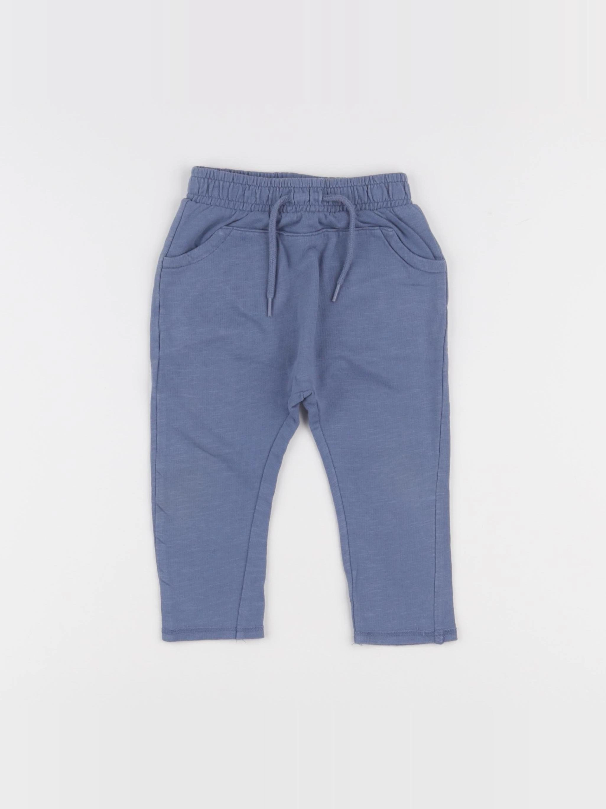 Vertbaudet - jogging bleu - 9 mois