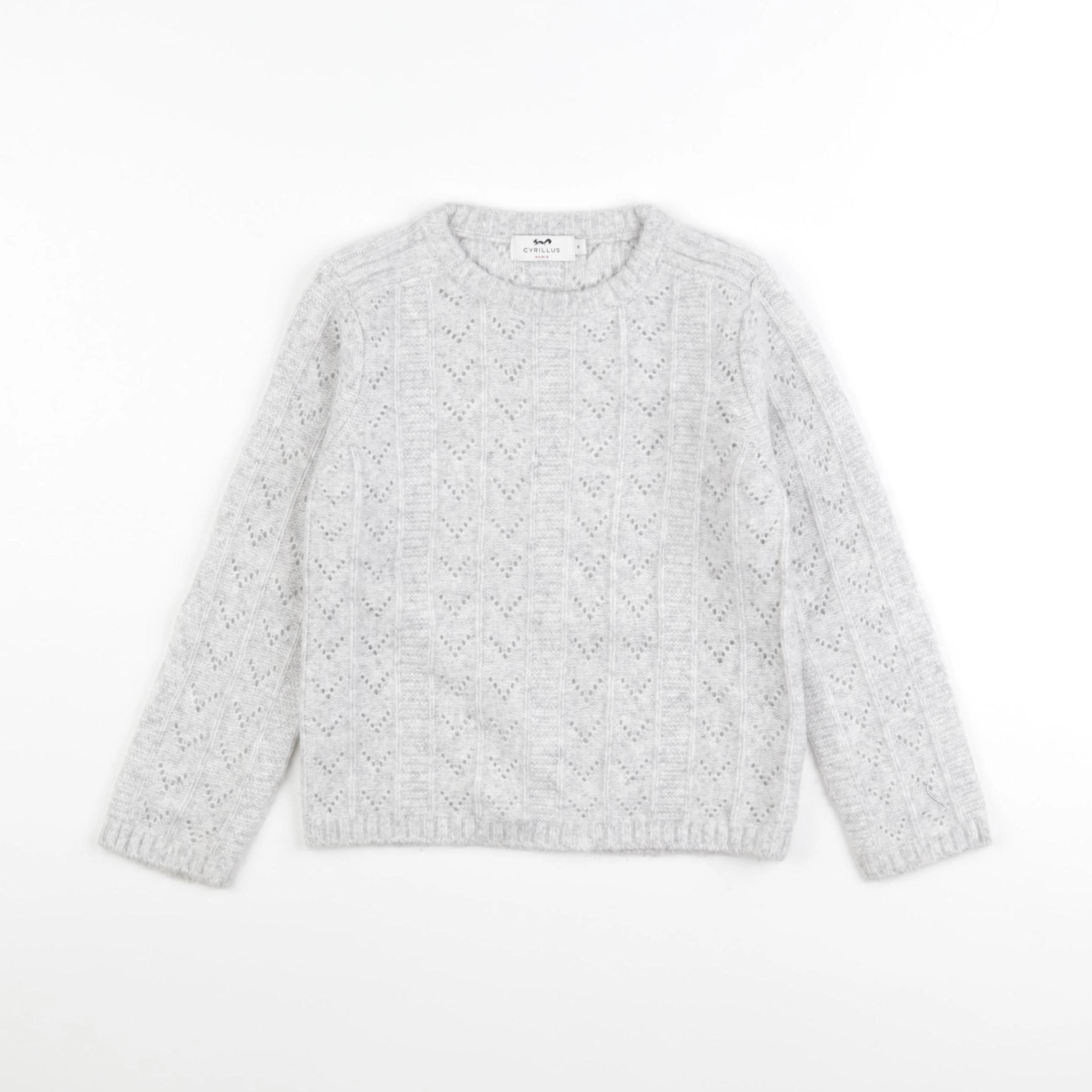 Cyrillus - pull gris - 6 ans