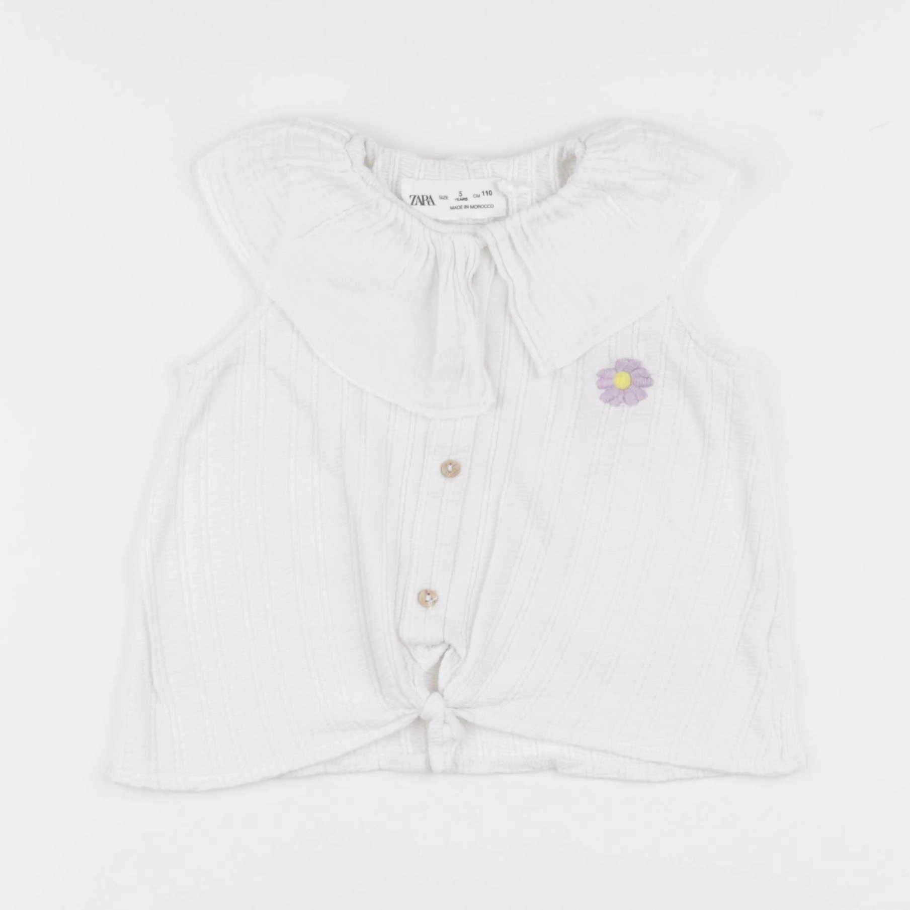 Zara - blouse blanc - 5 ans