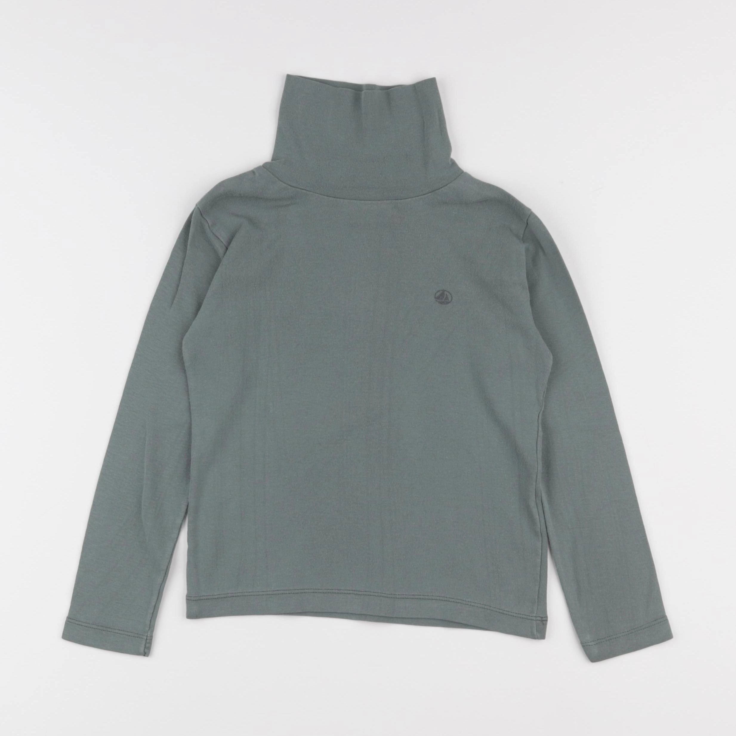 Petit Bateau - sous-pull vert - 6 ans