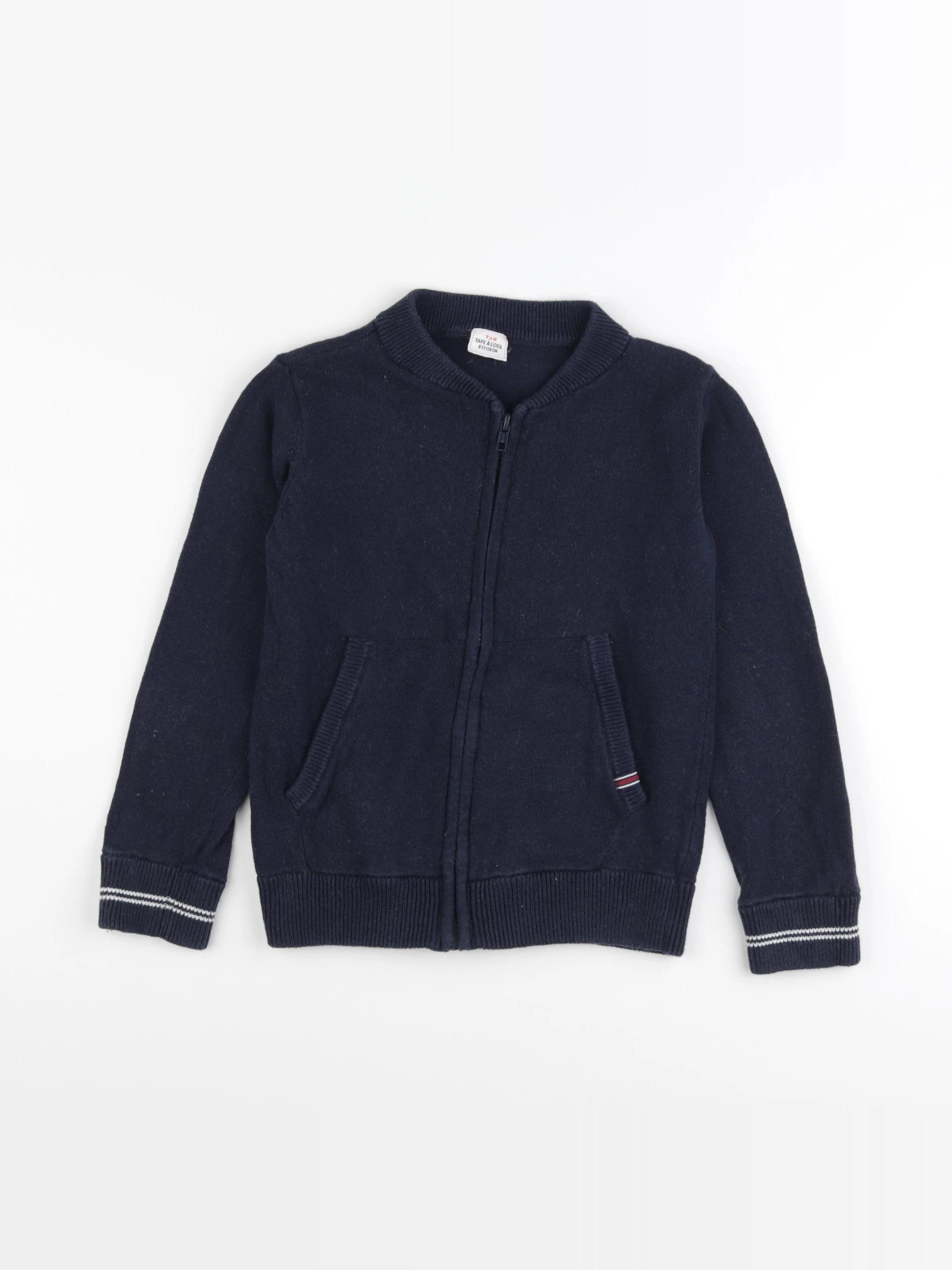Tape à l'oeil - gilet bleu - 8 ans