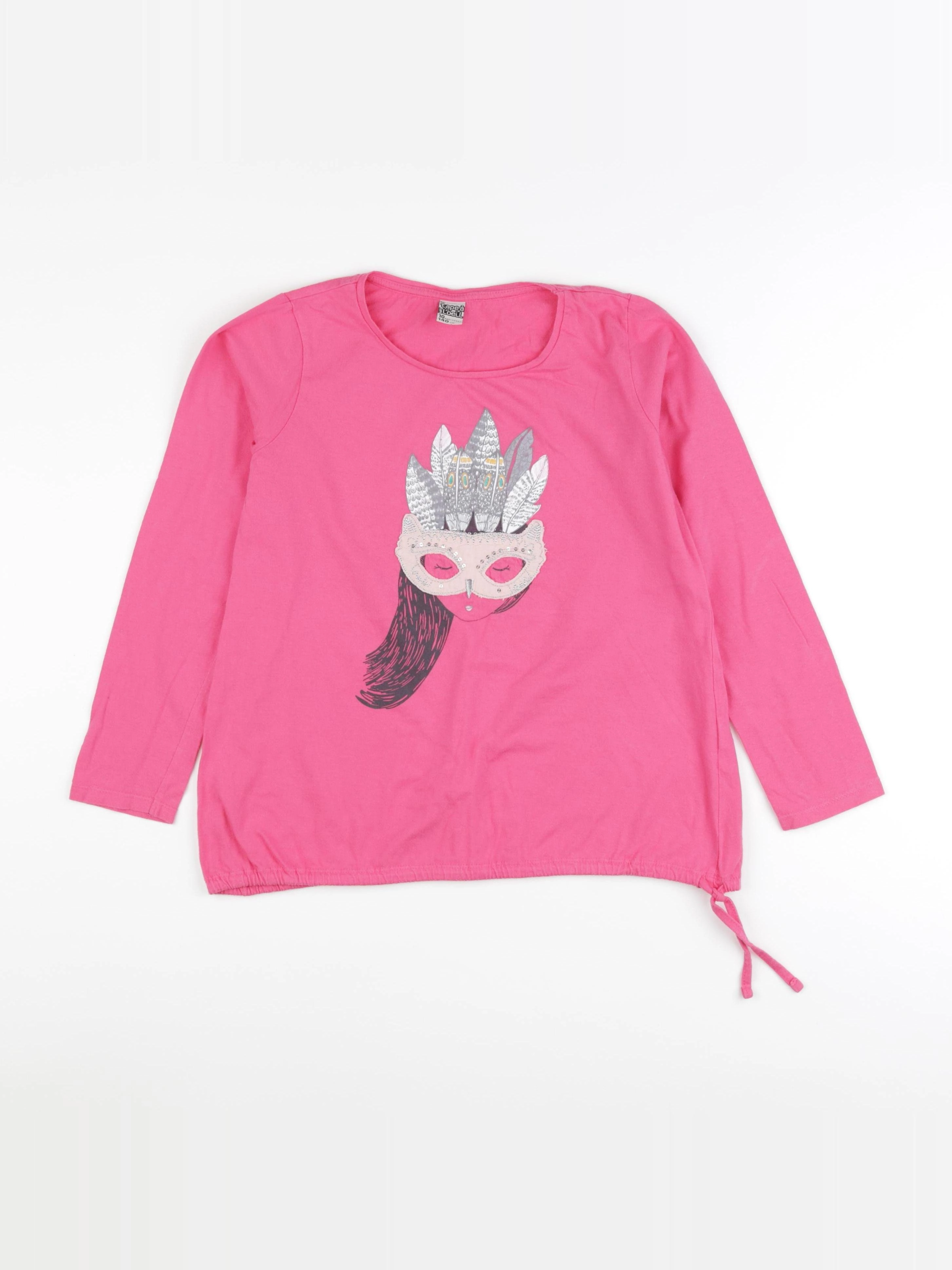 Tape à l'oeil - tee-shirt rose - 10 ans