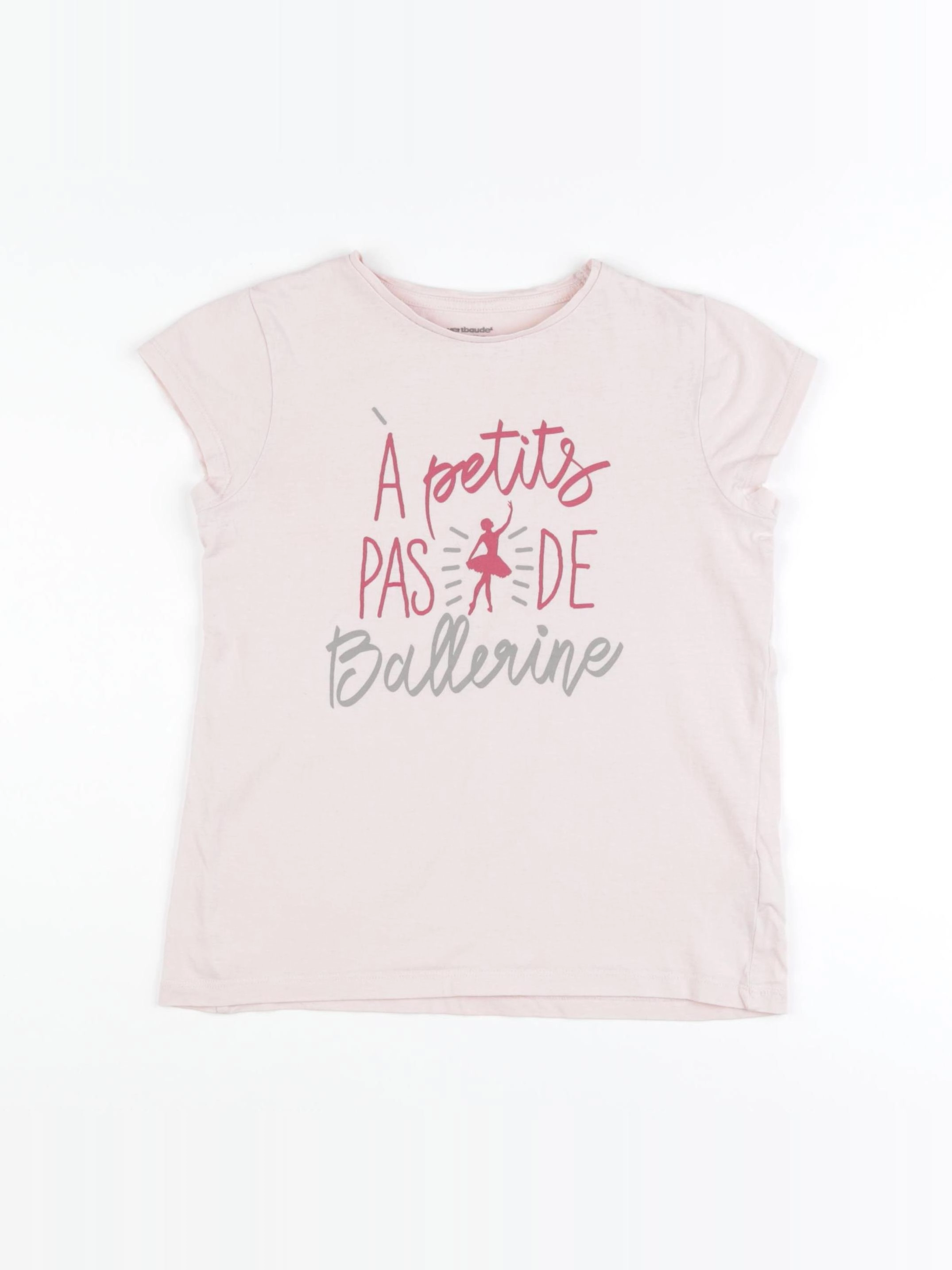 Vertbaudet - tee-shirt rose - 10 ans