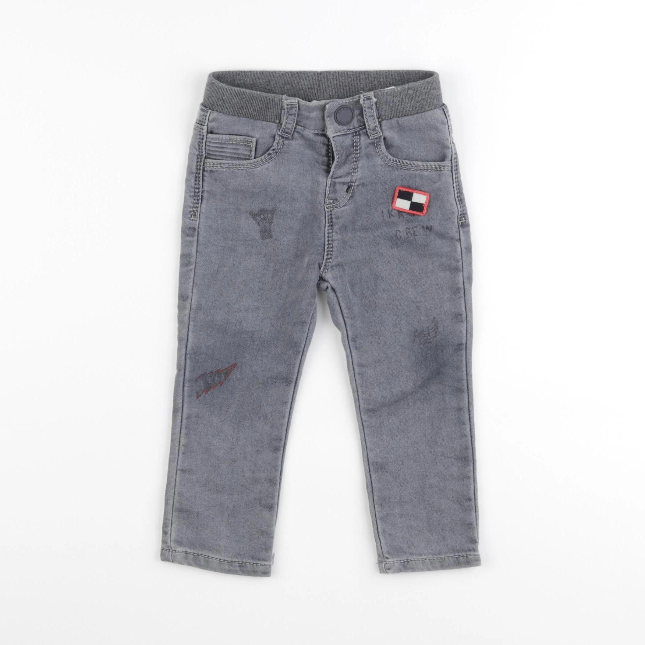 IKKS - pantalon gris - 18 mois
